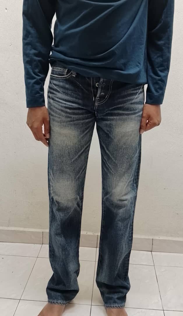Japanese Brand 🔥 Vanquish Mudwash Jeans Size US 31 - 15 Thumbnail