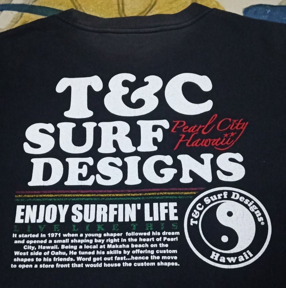 Vintage Vintage 90s T&C Surf Designs Hawaii T-shirt Size US L / EU 52-54 / 3 - 16 Thumbnail