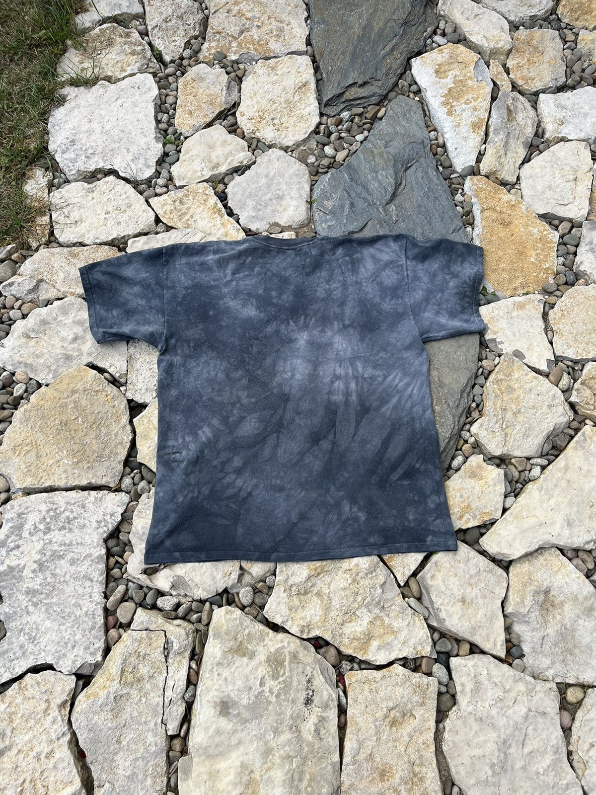 Vintage Vintage Skulbone dyed y2k skulls t-shirt tee all over print Size US XL / EU 56 / 4 - 2 Thumbnail