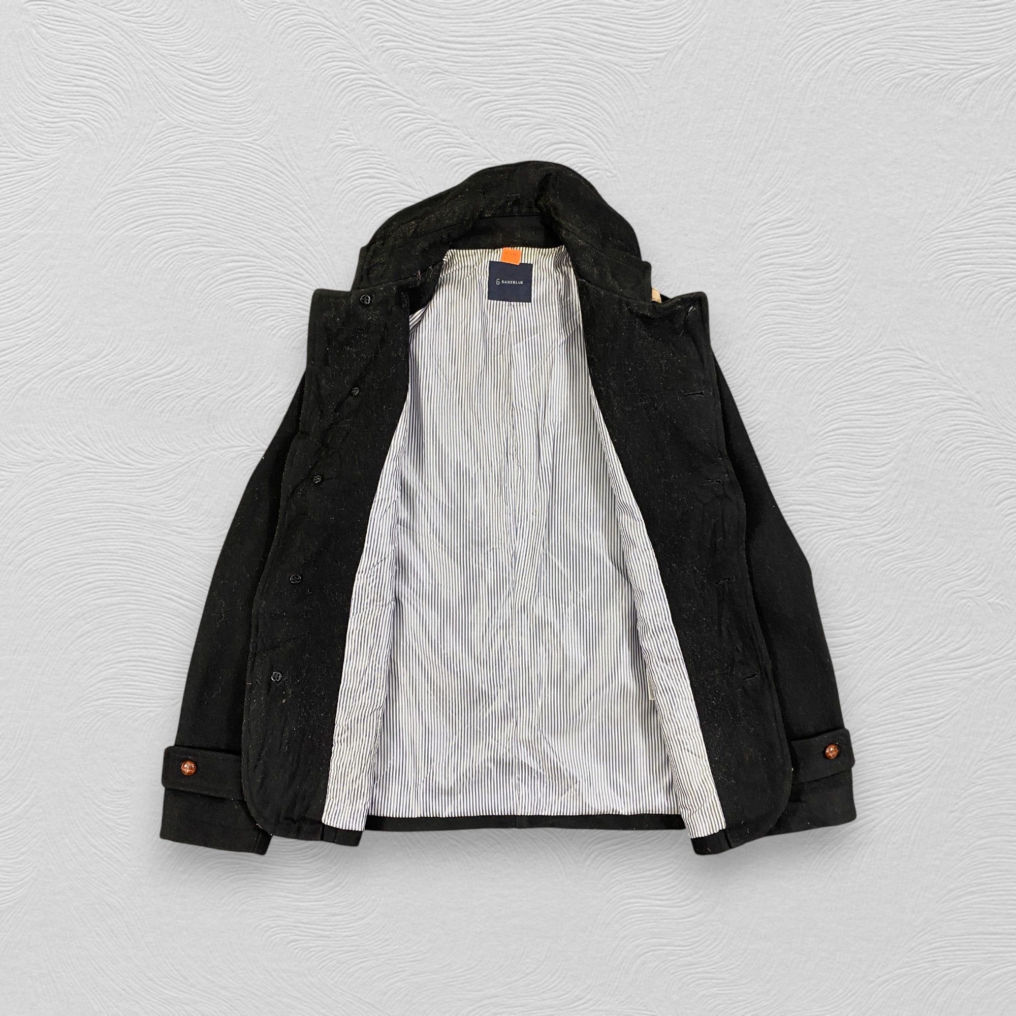 RAGEBLUE Rageblue Wool Jacket/Coat -J114 Size US S / EU 44-46 / 1 - 3 Thumbnail