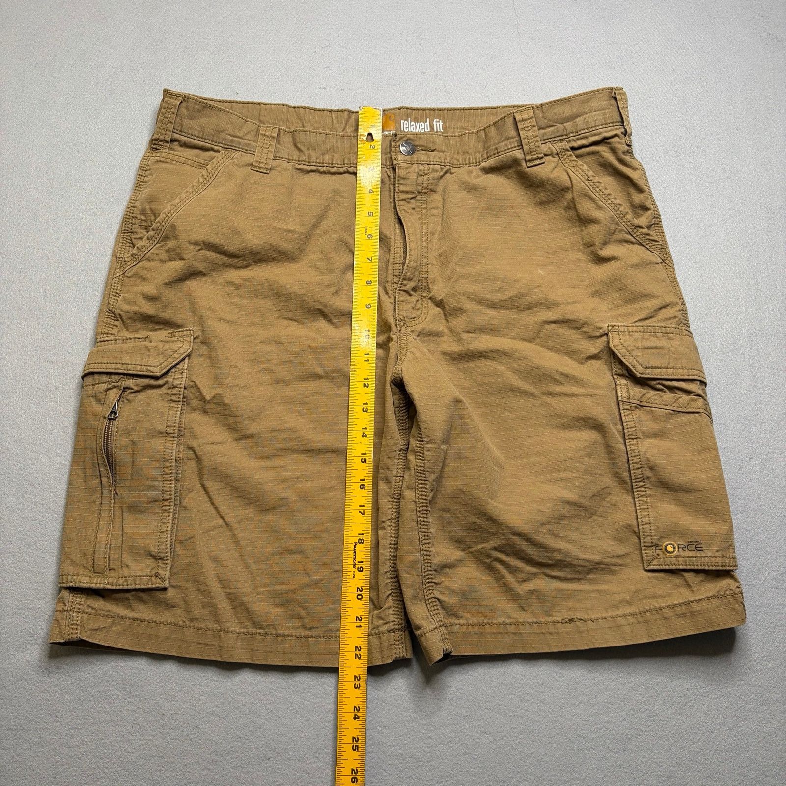 Carhartt Carhartt Force Cargo Shorts Men’s Size 40 Relaxed Fit Brown Size US 40 / EU 56 - 5 Thumbnail