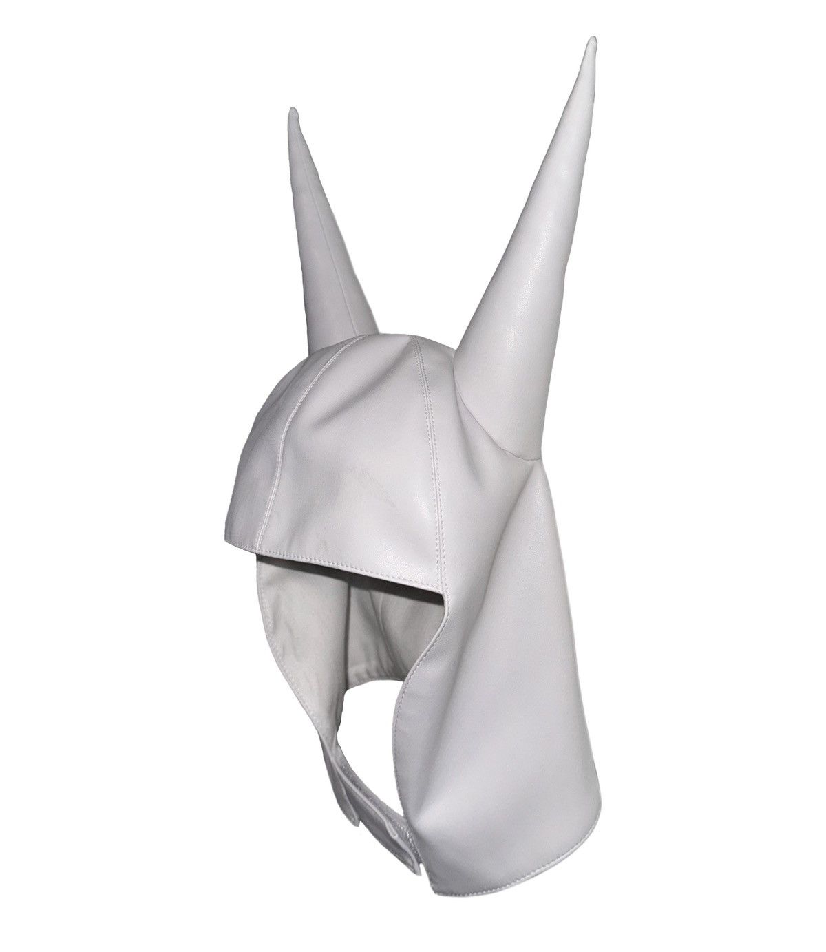Playboi Carti White Devil Horns Hat (Playboi Carti, Ecco2k’s style) Size ONE SIZE - 3 Thumbnail