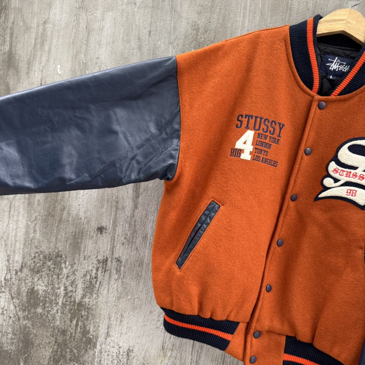 Stussy Varsity Big4 Stussy Vintagae Size US XXL / EU 58 / 5 - 6 Thumbnail