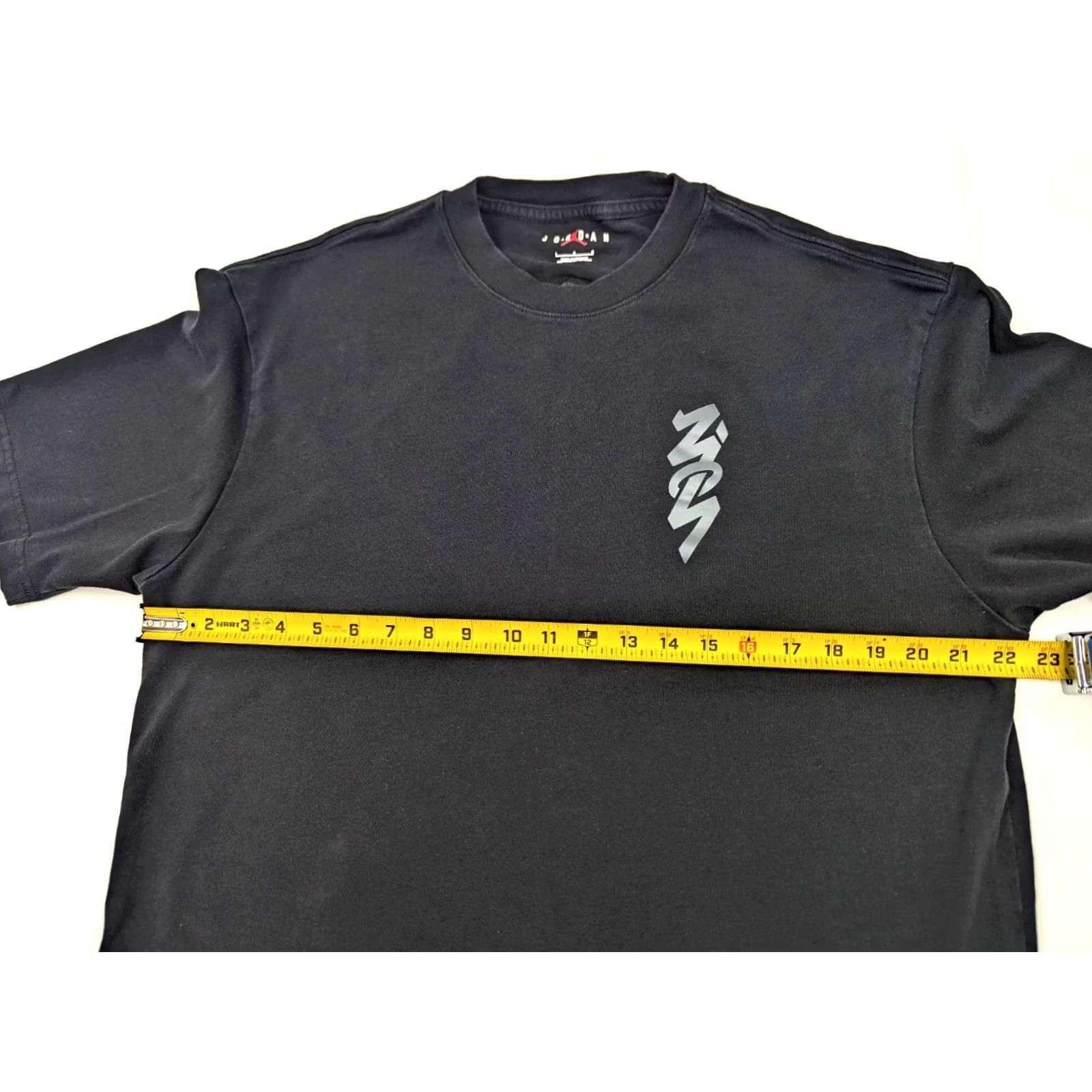 Jordan Brand Nike Air Jordan Men Shirt L Black Zion Williamson Logo Heavy Cotton Textured EUC Size US L / EU 52-54 / 3 - 7 Thumbnail
