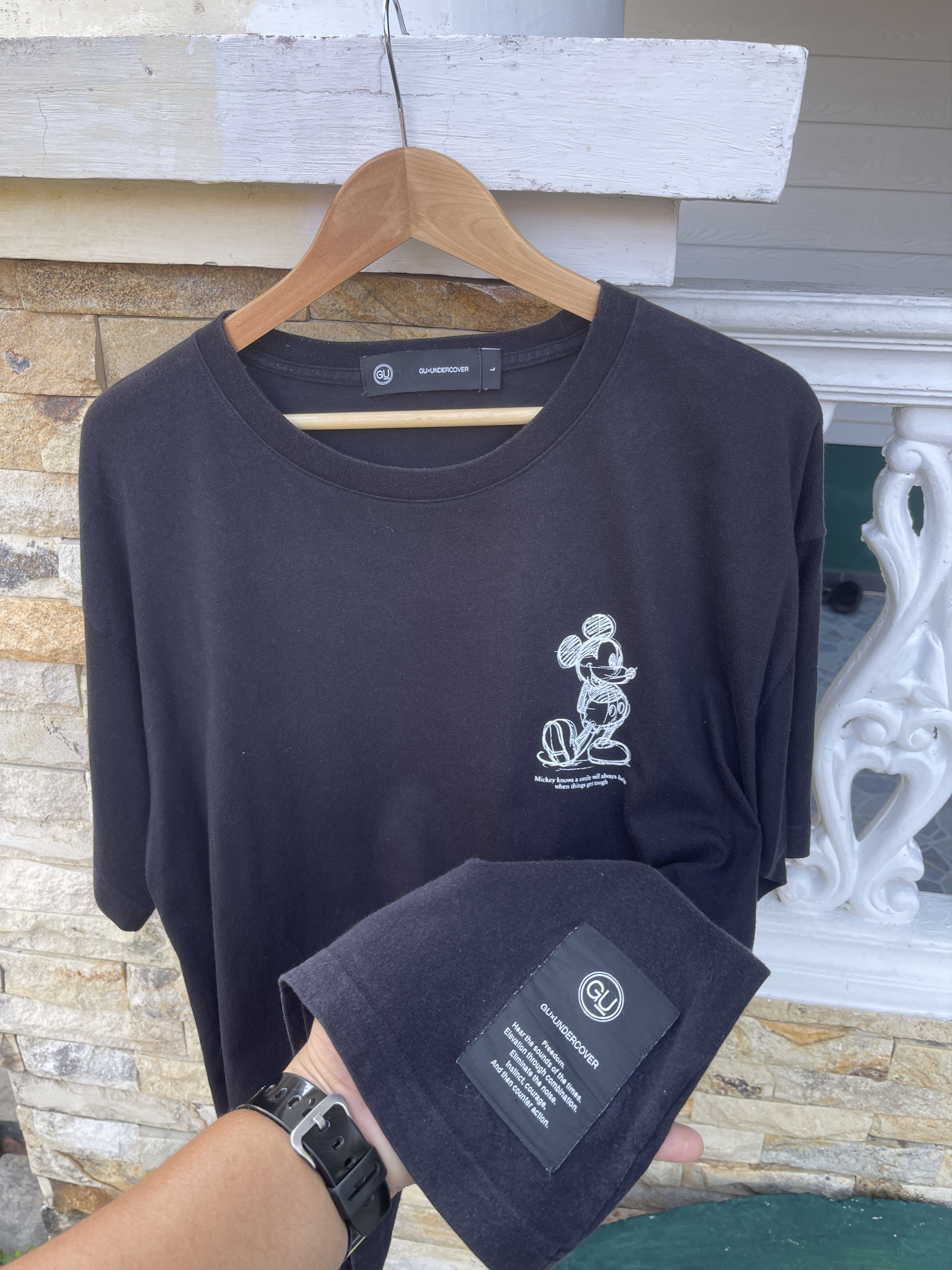 GU × Undercover Last Drop🔥Rare🔥Vintage GU x UNDERCOVER Mickey Disney T-Shirt Size US L / EU 52-54 / 3 - 2 Thumbnail