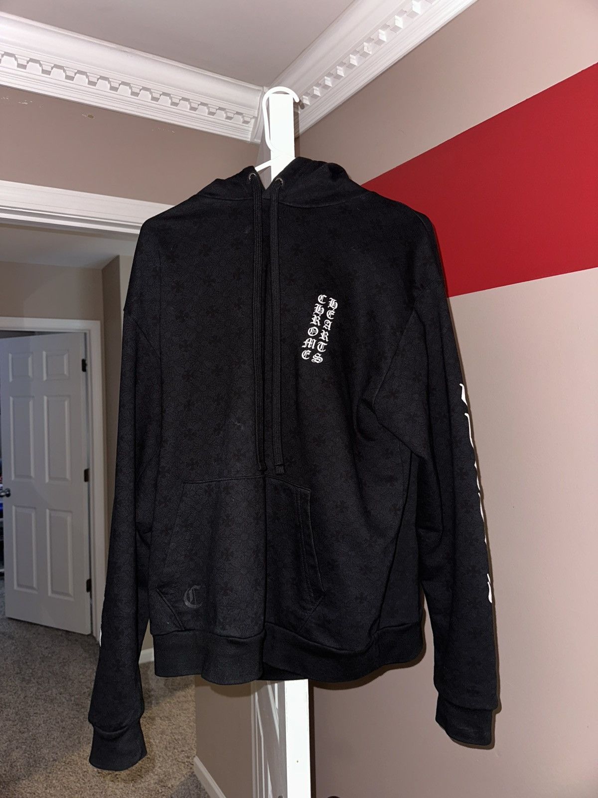 Chrome Hearts Chrome Hearts Plus Cross Allover Horseshoe Hoodie –Black (S) Size US S / EU 44-46 / 1 - 7 Thumbnail