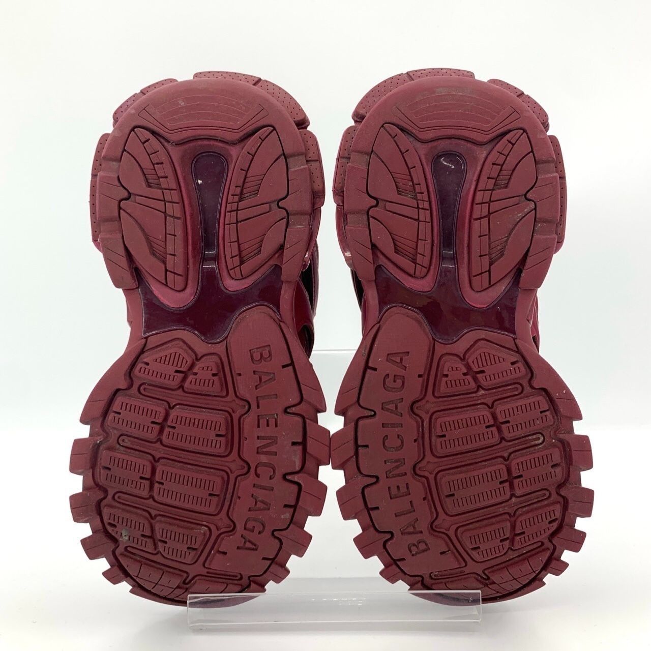 Balenciaga Balenciaga Track Sneakers Mens Size 9 Burgundy Mesh & Rubber Size US 8 / IT 38 - 5 Thumbnail