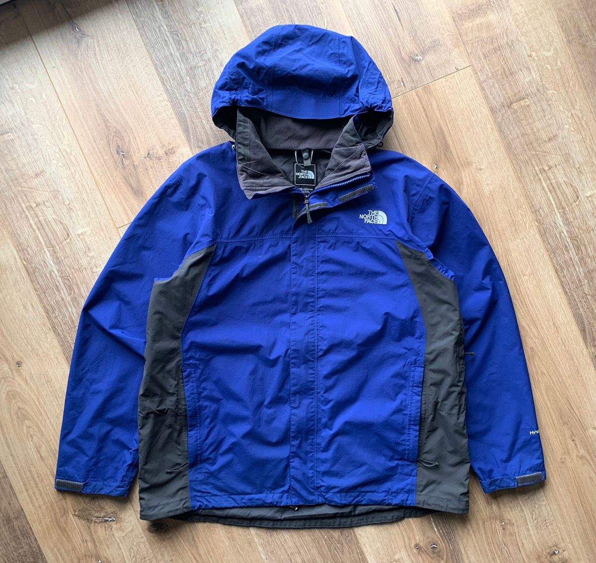 Pre-owned Outdoor Life X The North Face Vintage The North Face Hyvent Light Jacket In Gray/blue
