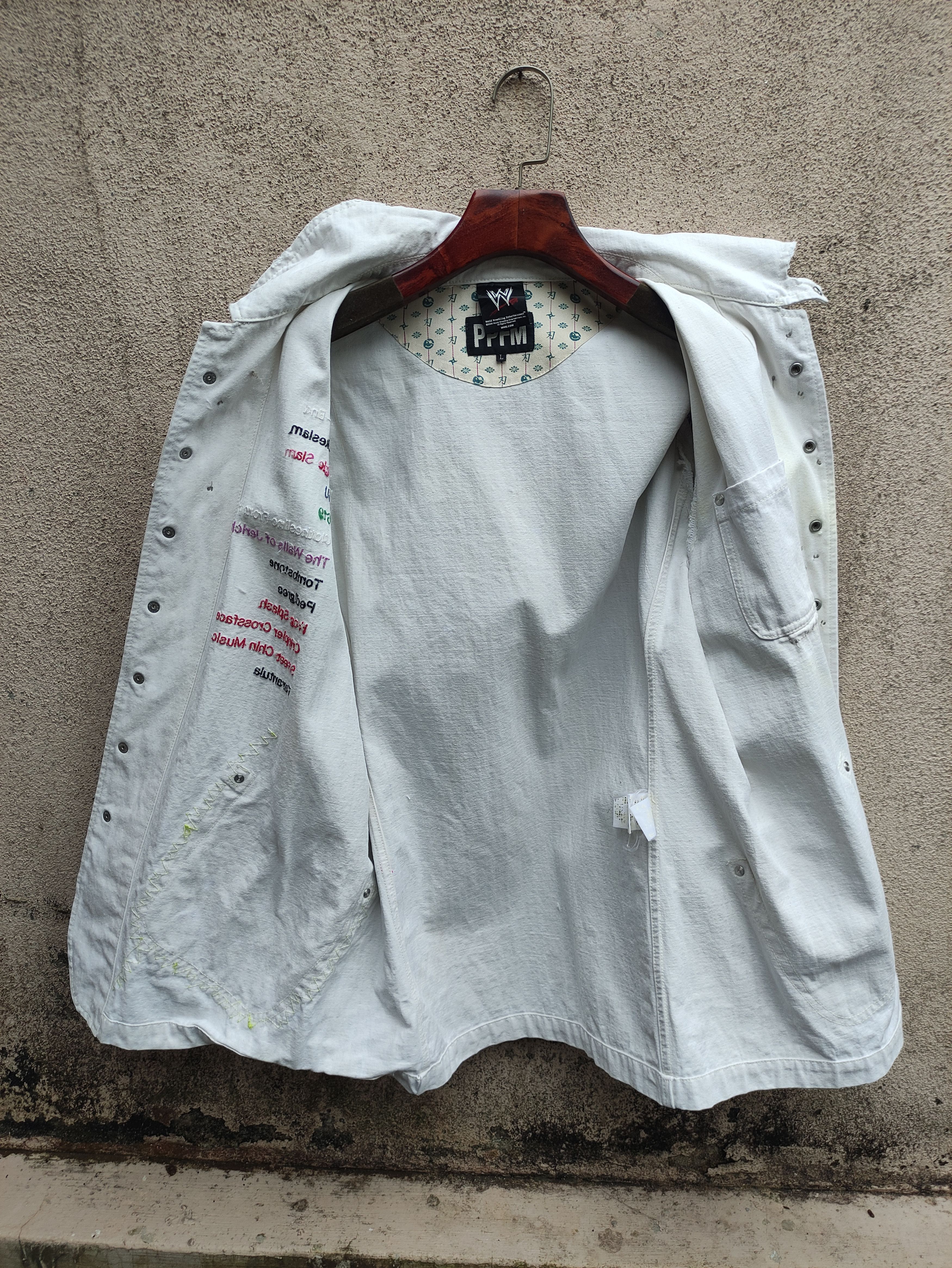 PPFM PPFM X WWE DENIM JACKET DESIGN DISTRESSED Size US M / EU 48-50 / 2 - 5 Thumbnail
