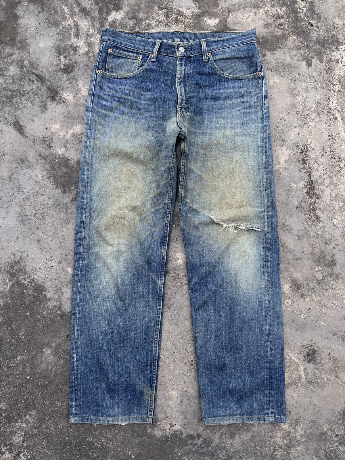 Levi's Vintage Levi's 539 Distressed Jeans Size US 36 / EU 52 - 1 Thumbnail