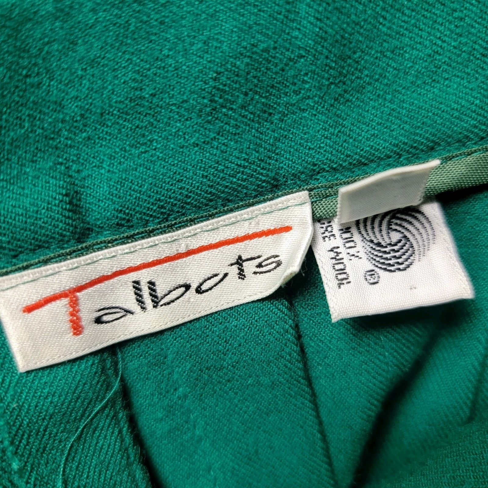 Vintage Talbots A-Line Wool Pleated Skirt Midi Preppy USA Vintage Size 28" / US 6 / IT 42 - 7 Thumbnail