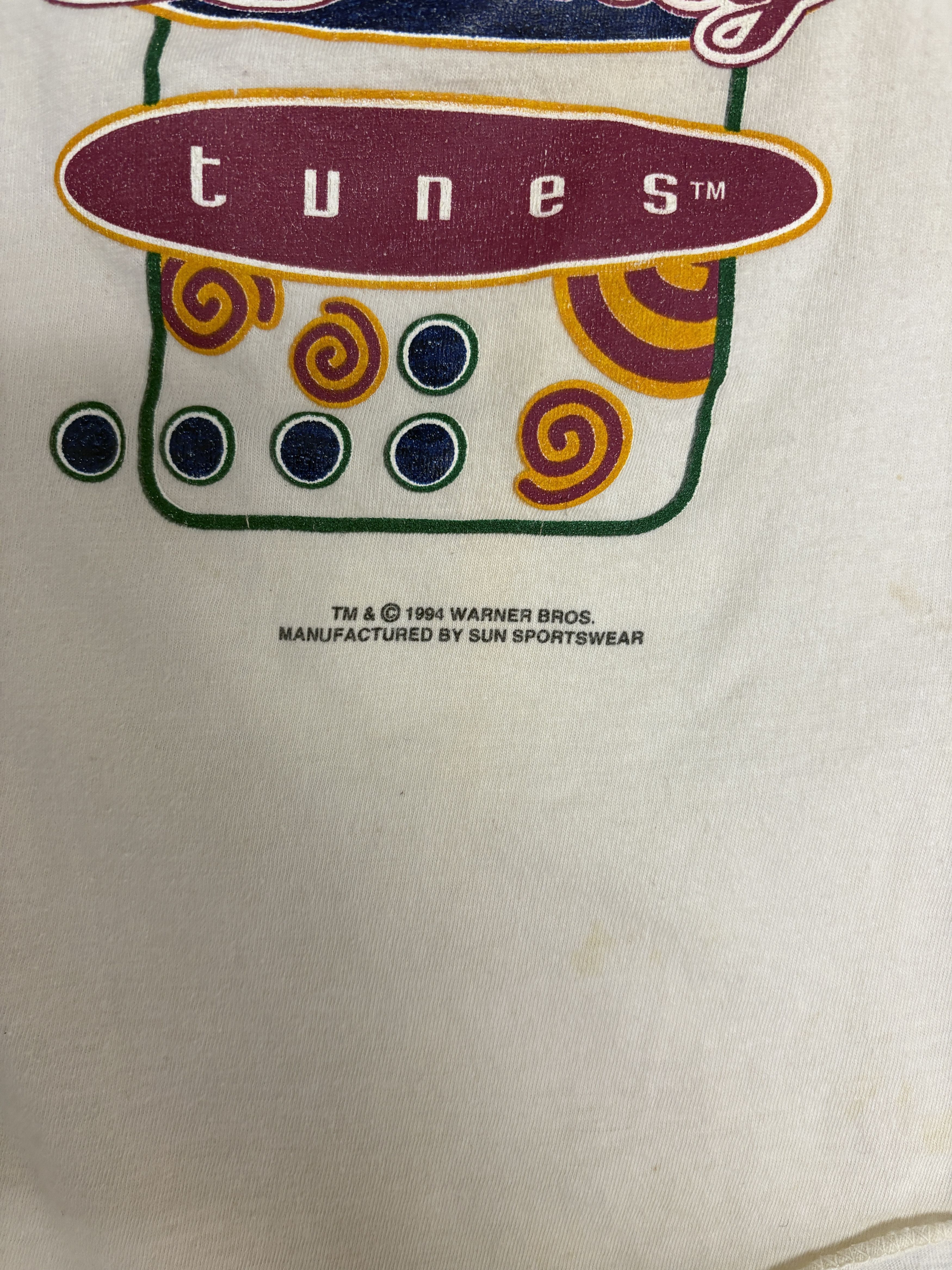 Vintage Looney Tunes Tweety Bird Vintage White Baseball Jersey Size US M / EU 48-50 / 2 - 3 Thumbnail