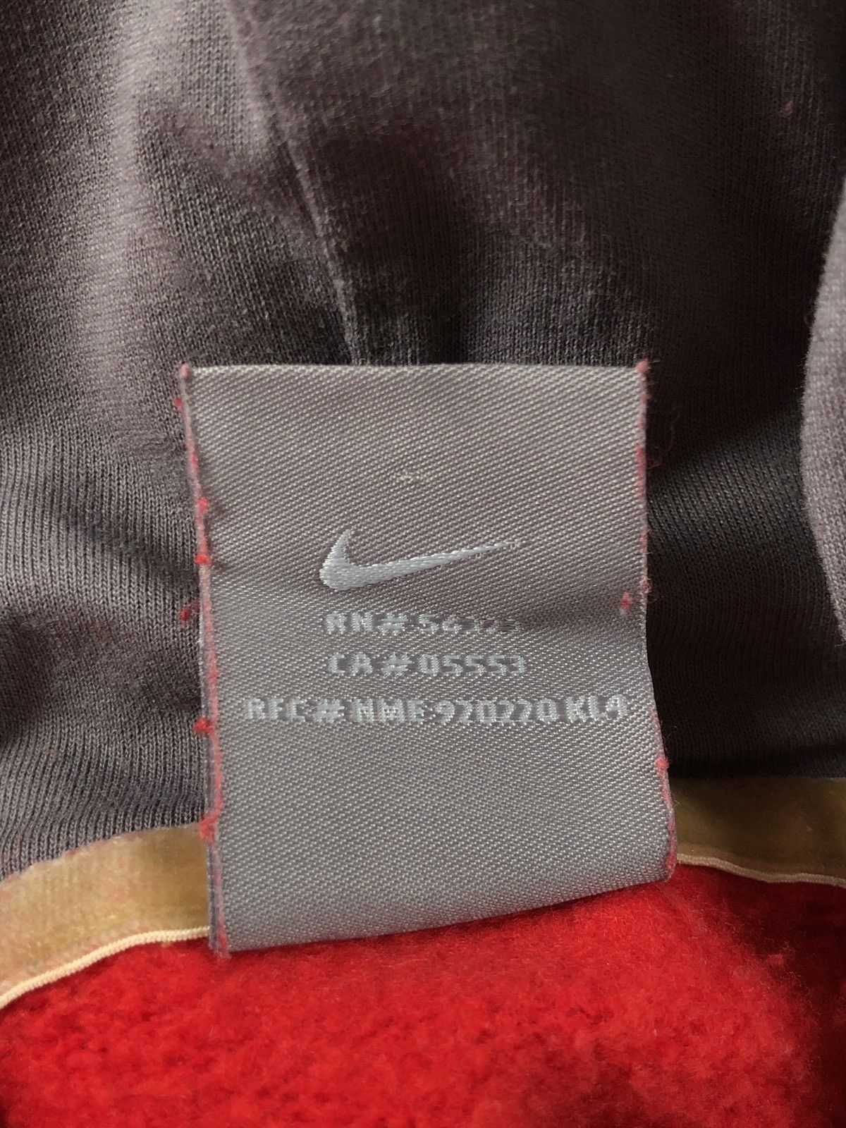 Nike × Vintage 🦀 NIKE TEAM RETRO HOODIE BIG SWOOSH LOGO Y2K 90’s Size US XL / EU 56 / 4 - 6 Thumbnail