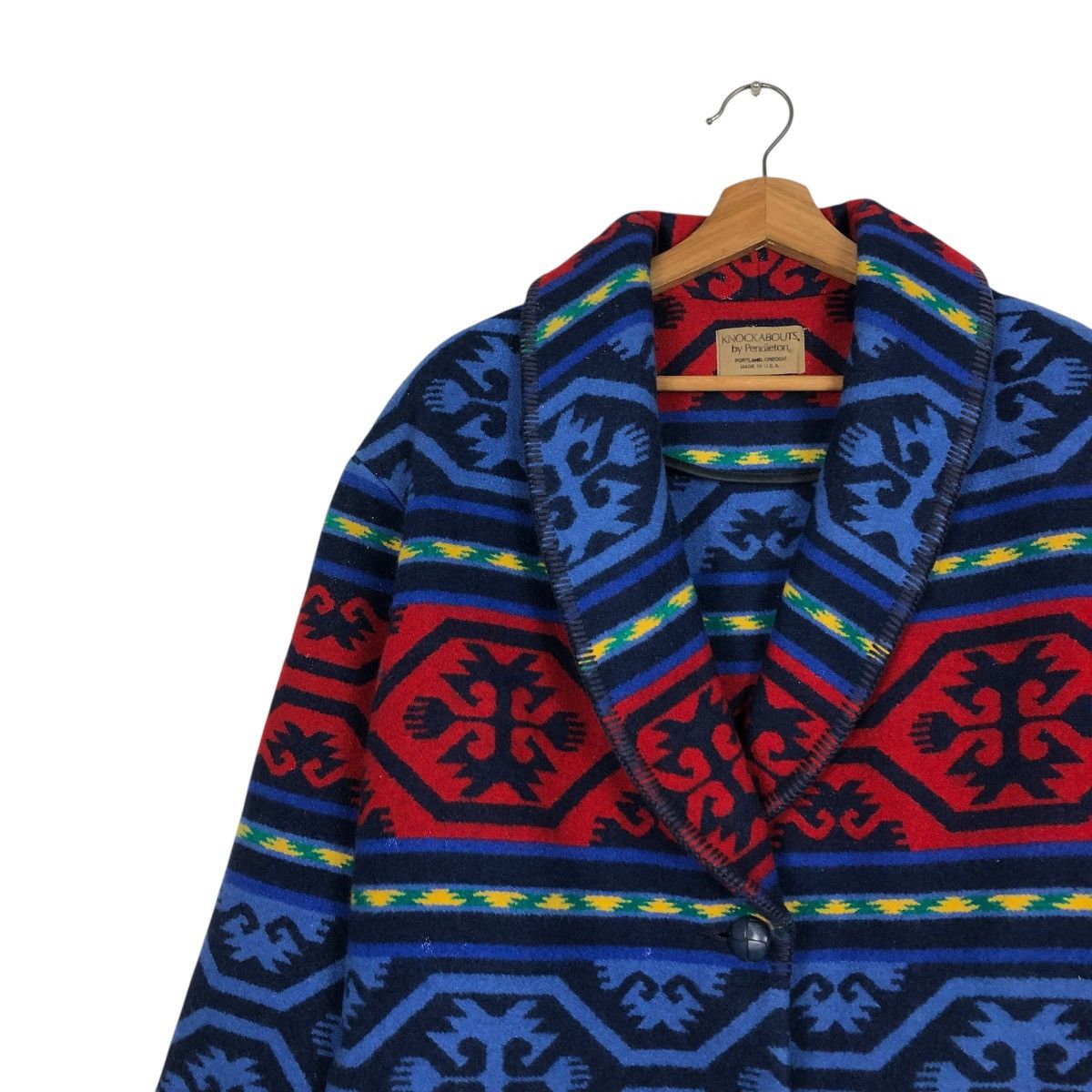 Pendleton 🔥VINTAGE WOOL JACKET KNOCKABOUTS PENDLETON MADE IN USA Size US S / EU 44-46 / 1 - 8 Thumbnail