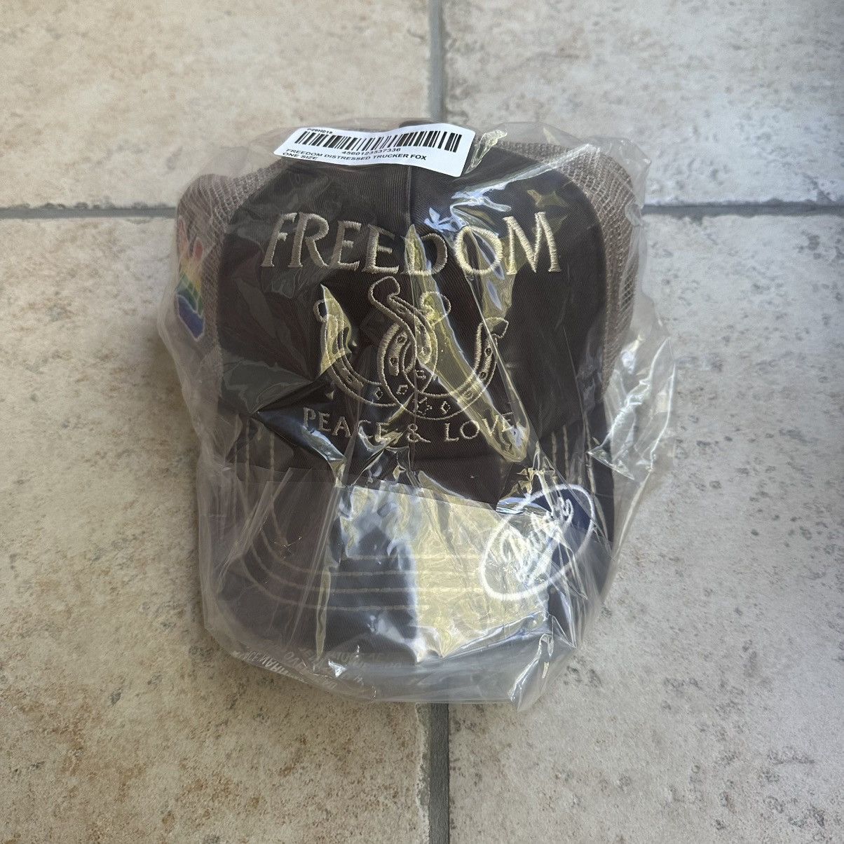 Palace Palace Freedom Distressed Trucker Fox | Grailed