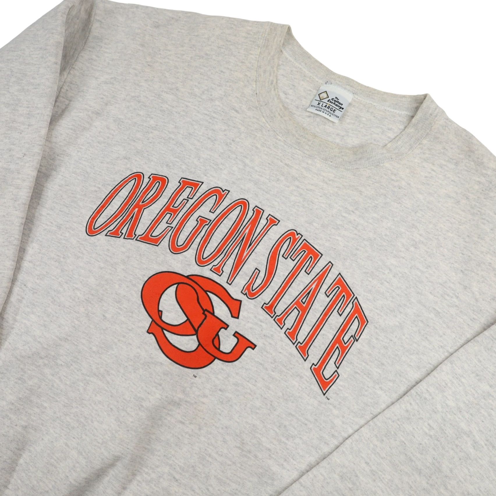 Vintage VINTAGE Oregon State Beavers Mens XL Graphic Sweatshirt Gray Size US XL / EU 56 / 4 - 2 Thumbnail