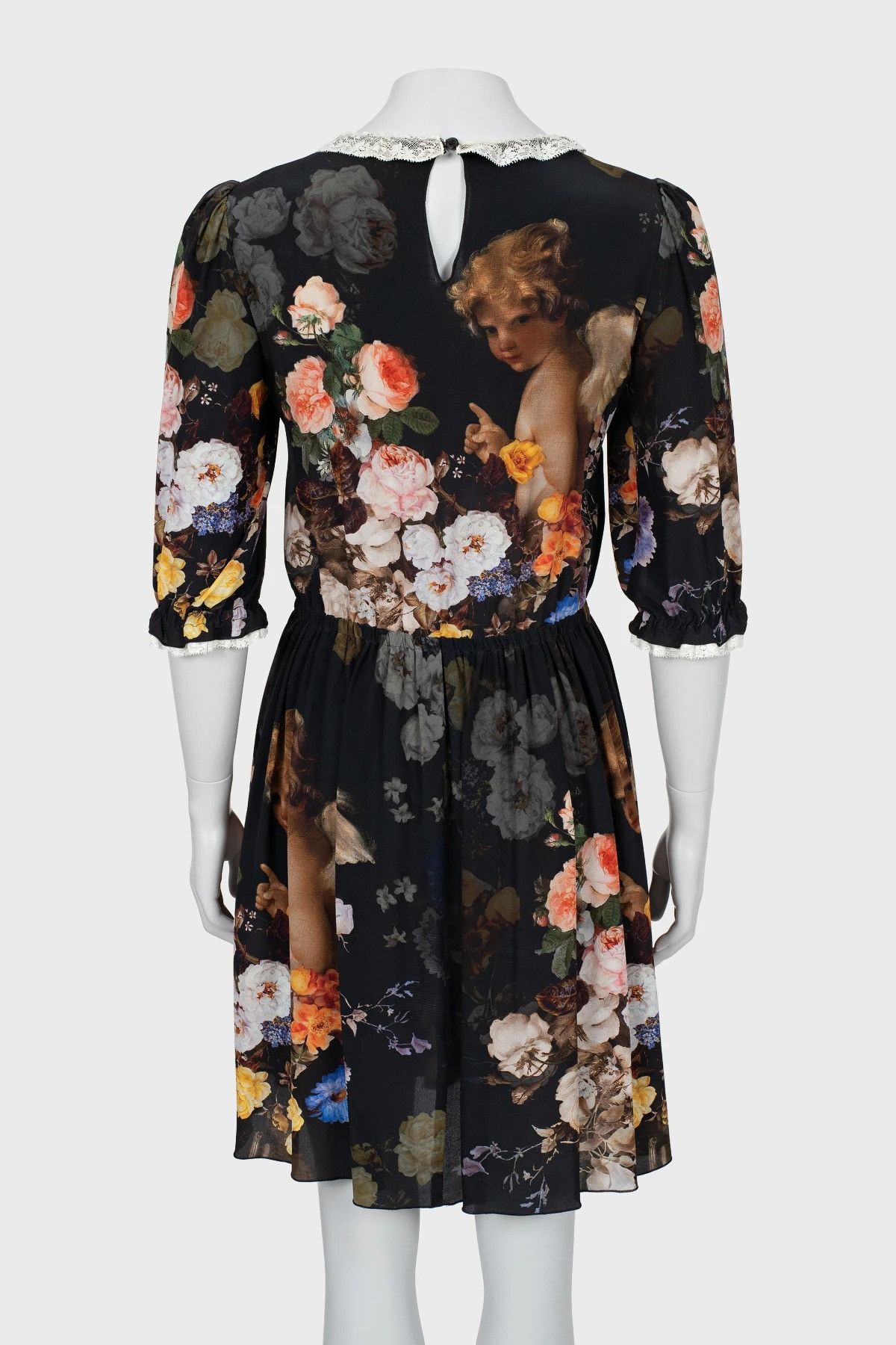 Dolce & Gabbana Dolce & Gabbana Silk mini dress Size S / US 4 / IT 40 - 4 Thumbnail