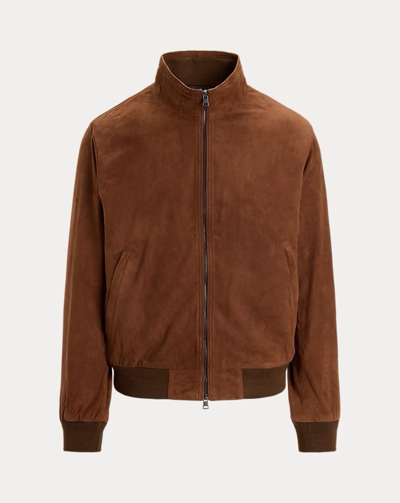 Polo Ralph Lauren Polo Ralph Lauren The Charleton Suede Jacket Bomber Size XL. Size US XL / EU 56 / 4 - 2 Thumbnail