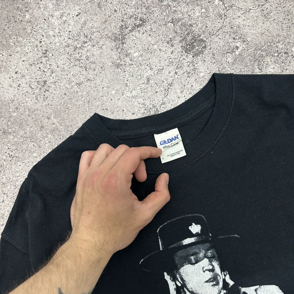 Band Tees Vintage 00s Stevie Ray Vaughan tee Guitar Blues singer y2k Size US L / EU 52-54 / 3 - 5 Thumbnail