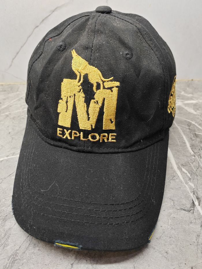 Vintage Vintage M Explore Distressed Style Cap Hat Size ONE SIZE - 2 Thumbnail