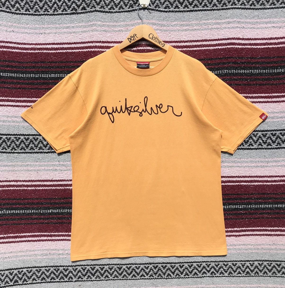 Quiksilver × Vintage Vintage Quiksilver Signature Shirt Quiksilver Surfboards Size US L / EU 52-54 / 3 - 1 Thumbnail