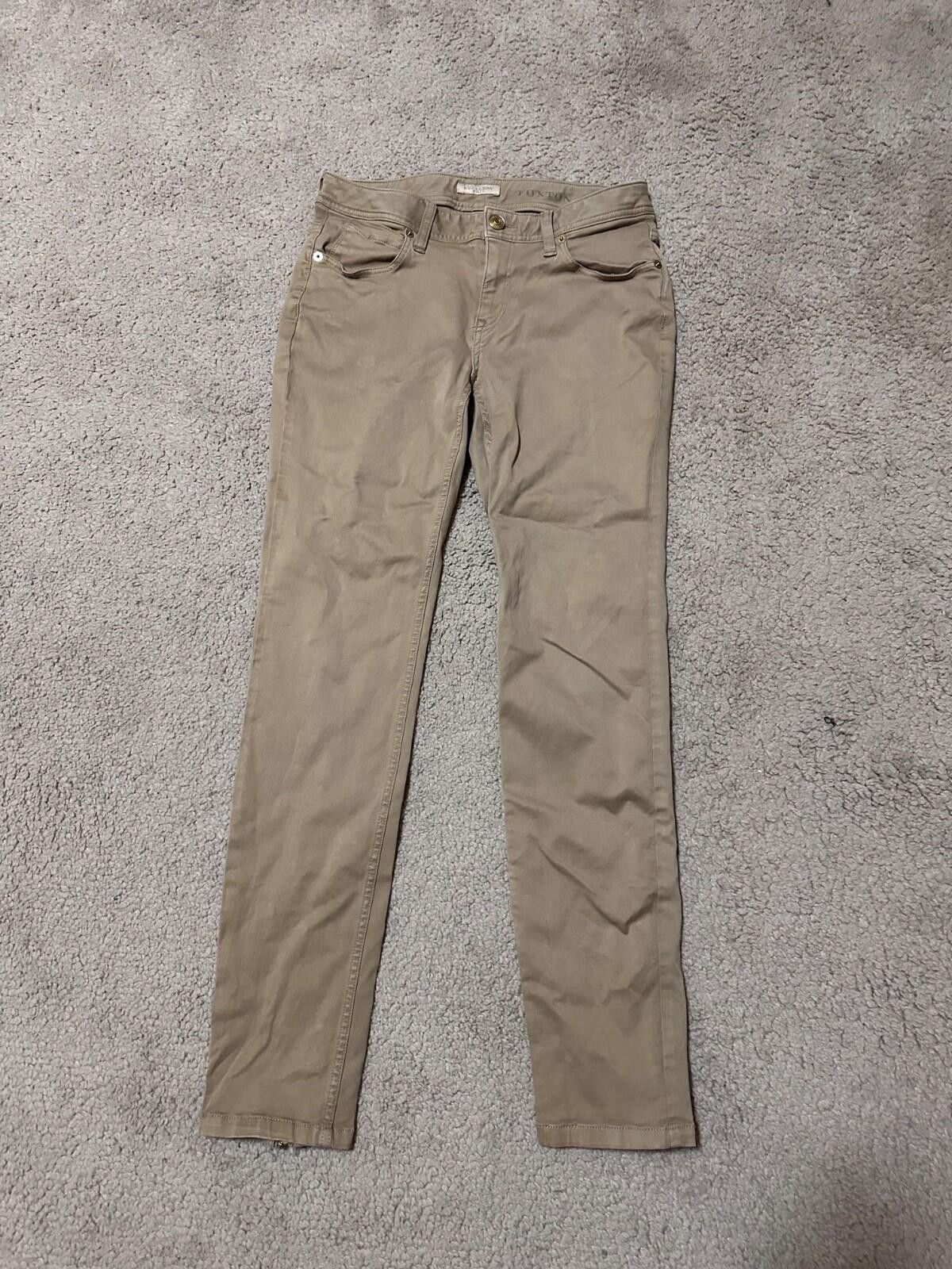 Burberry Burberry Brit Womens Jeans Size 28 Brown Cotton Skinny Size 28" / US 6 / IT 42 - 1 Thumbnail