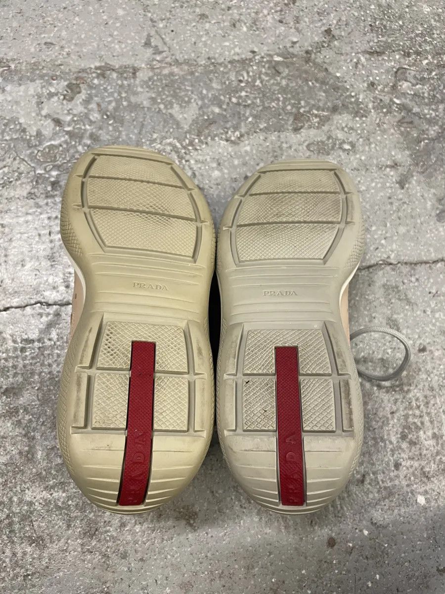 Prada Prada Americas Cup Pale Pink Low Sneakers Size US 6.5 / IT 36.5 - 4 Thumbnail