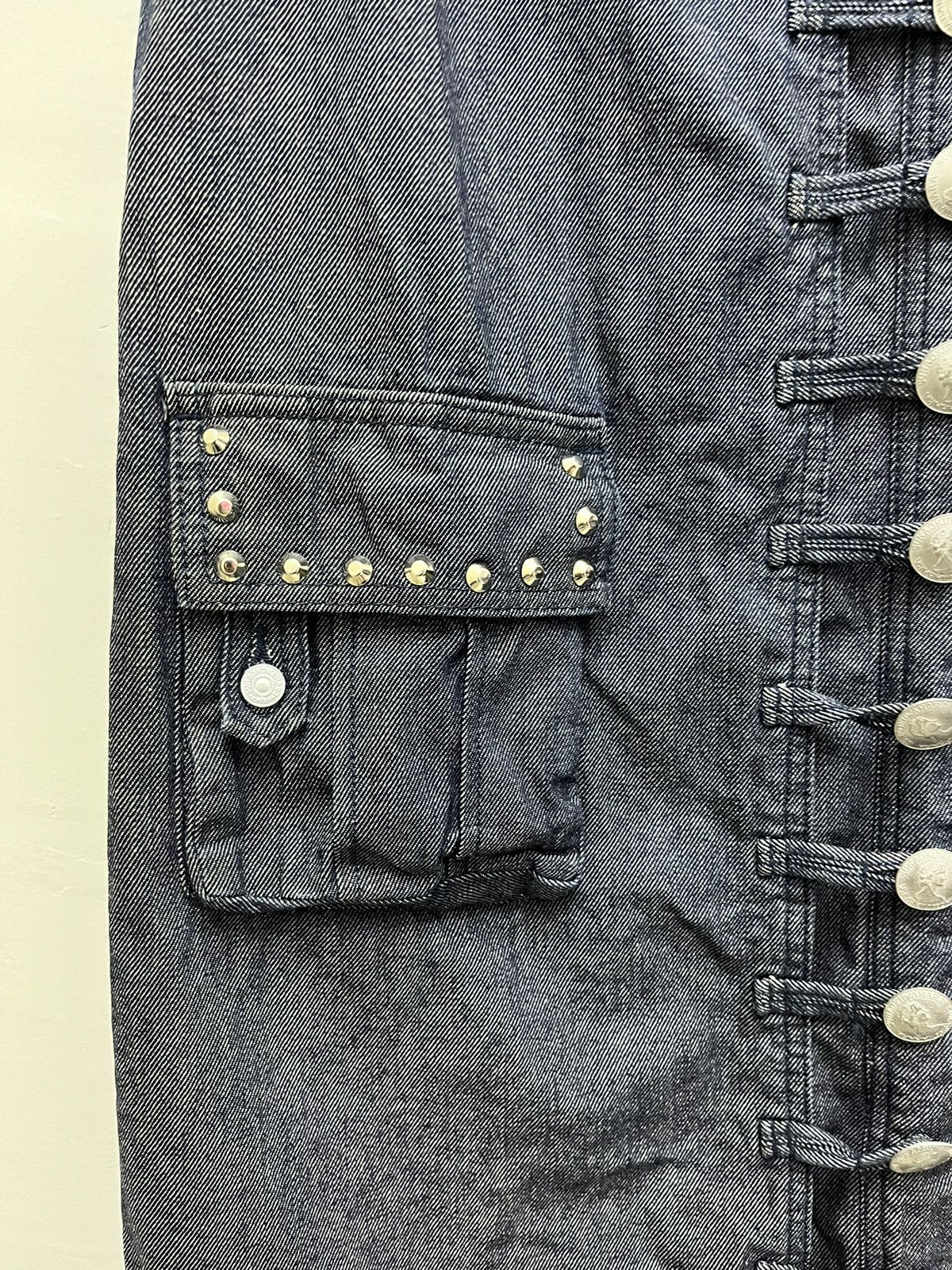 Issey Miyake Sunao Kuwahara Sleeveless Denim Dress Size M / US 6-8 / IT 42-44 - 6 Thumbnail