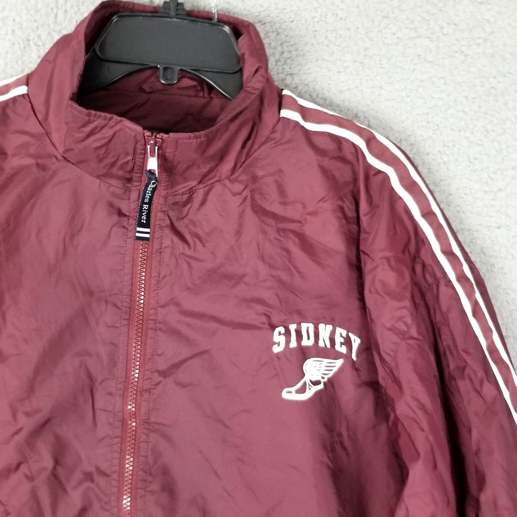 Vintage Charles River Sidney Track Jacket Windbreaker Nylon Black L Men Vintage 80s 90s Sports Water Resistant Hooded Lightweight Popular Casual Jacket Size US L / EU 52-54 / 3 - 2 Thumbnail