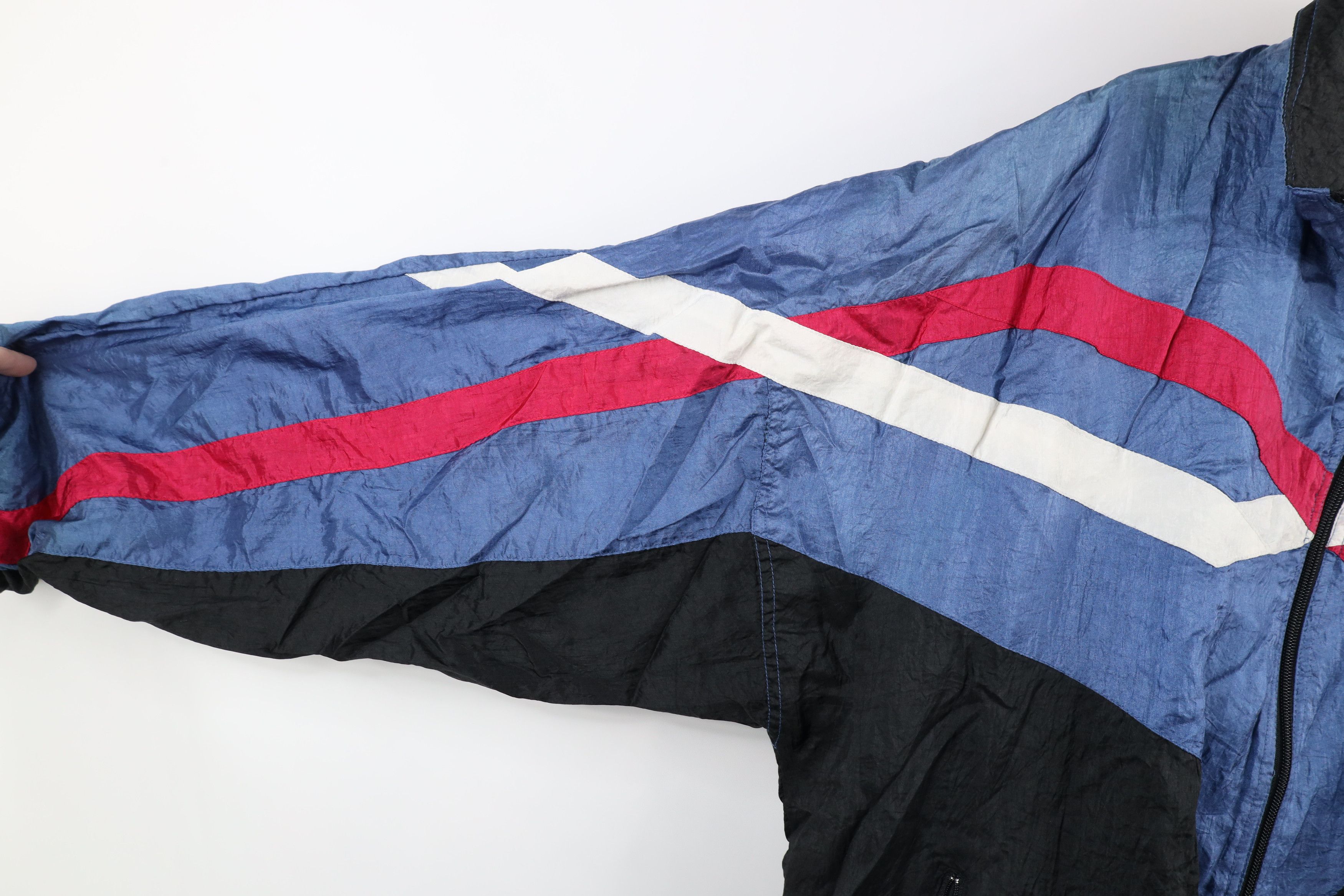 Pierre Cardin × Vintage Vintage 90s Pierre Cardin Block Lined Windbreaker Jacket Size US L / EU 52-54 / 3 - 5 Thumbnail