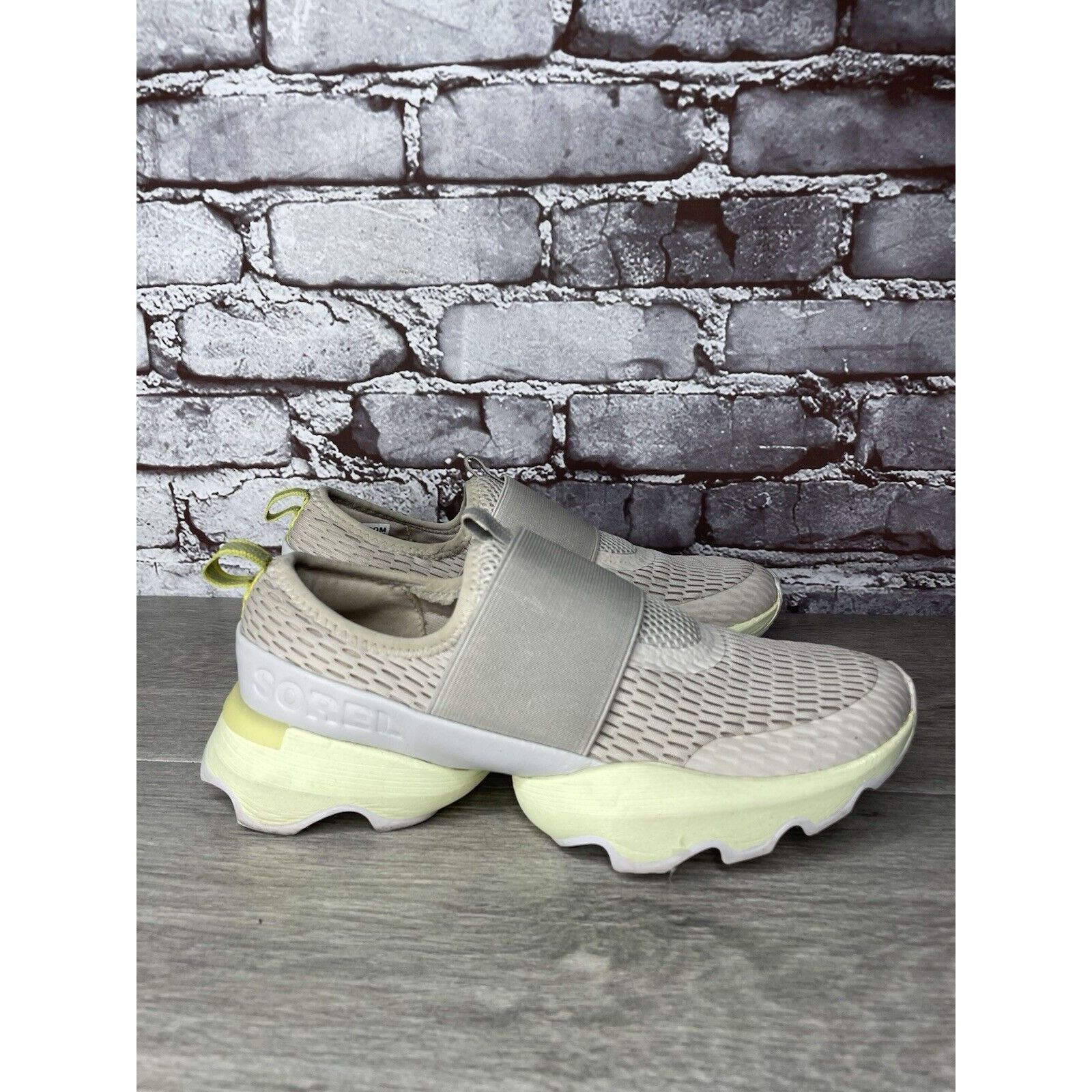 SOREL Sorel Kinetic Impact Strap Beige Mesh Synthetic Slip On Shoe Size US 7 / IT 37 - 3 Thumbnail