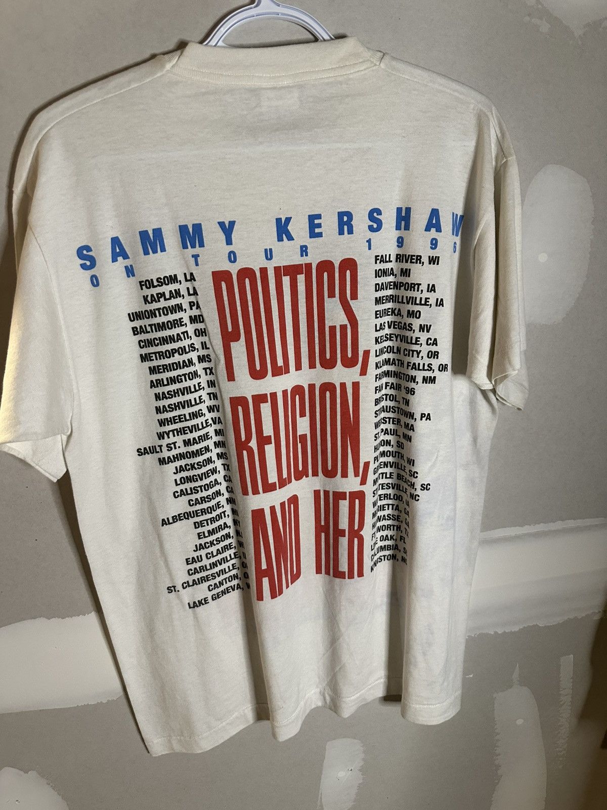 Vintage Sammy Kershaw tee Size US L / EU 52-54 / 3 - 2 Thumbnail