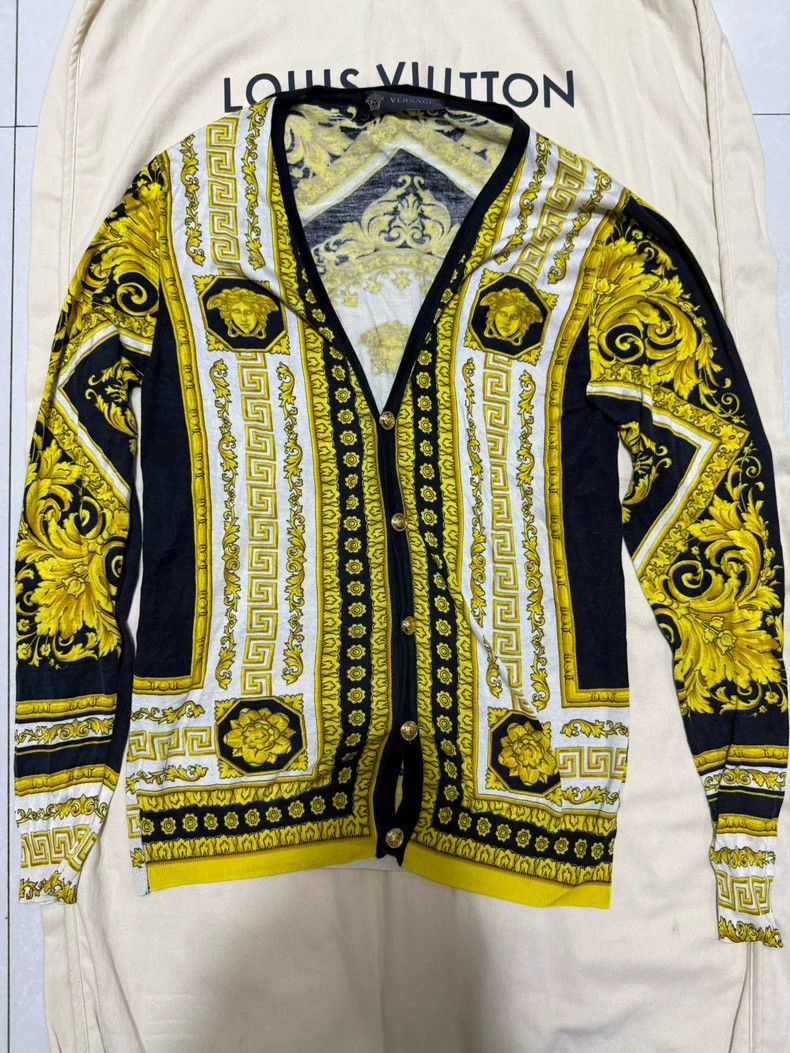 Versace Versace Baroque Medusa patterned knit Size US S / EU 44-46 / 1 - 1 Thumbnail