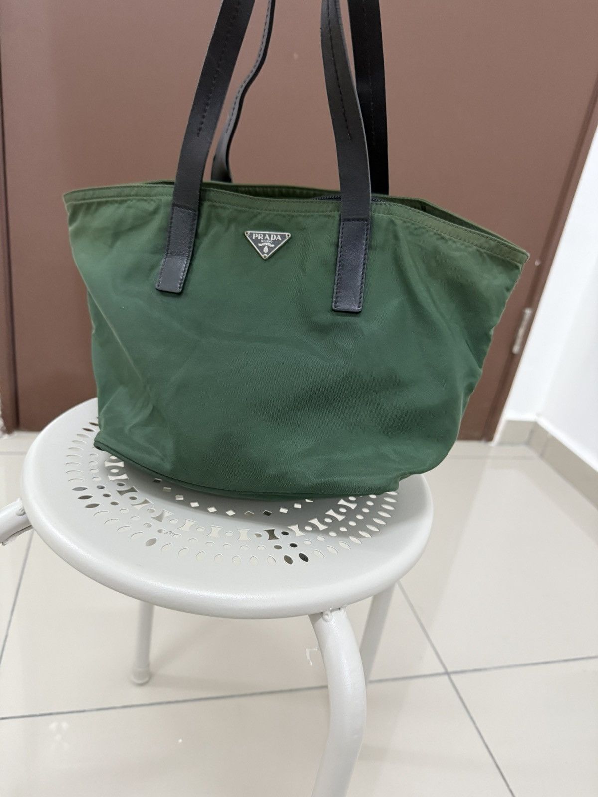 Prada Vintage Prada Nylon Small Totes Bag Size ONE SIZE - 8 Thumbnail