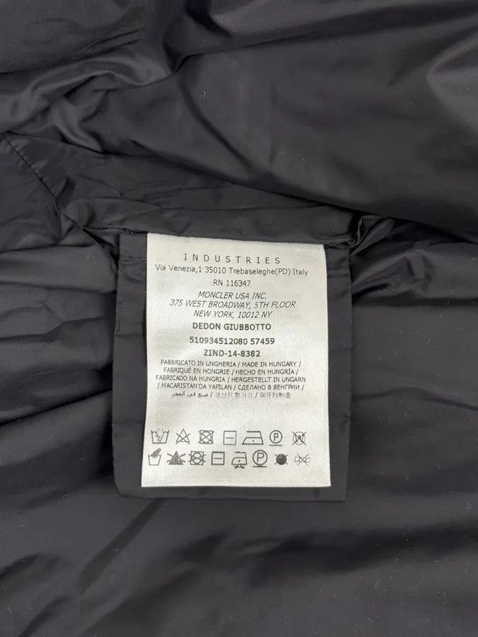 Moncler Moncler Black Flowers Embroidered Light Jacket Size US XS / EU 42 / 0 - 11 Thumbnail