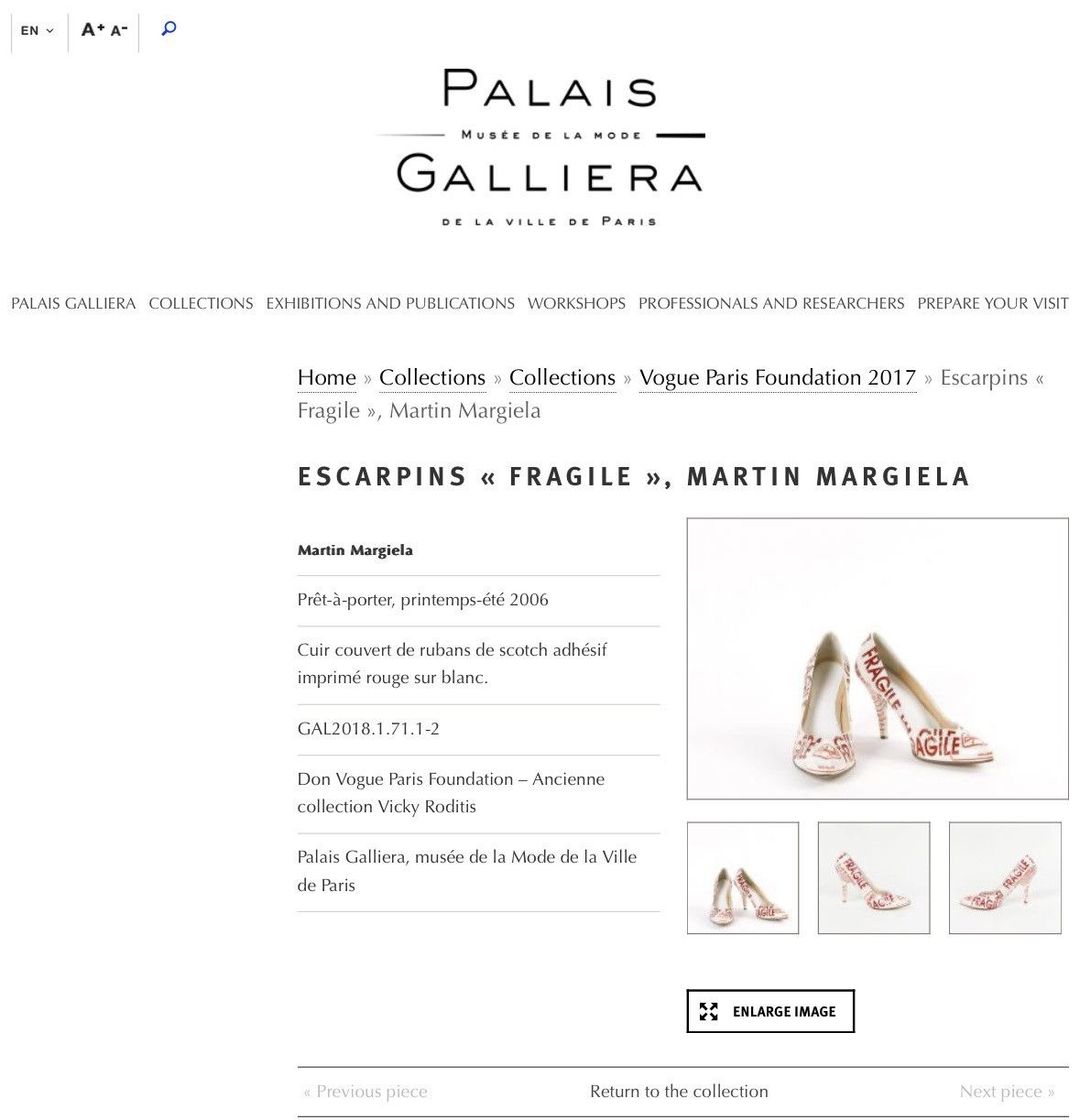 Maison Margiela Maison Martin Margiela SS06 "FRAGILE" Artisanal Pumps Size US 10 / IT 40 - 20 Thumbnail