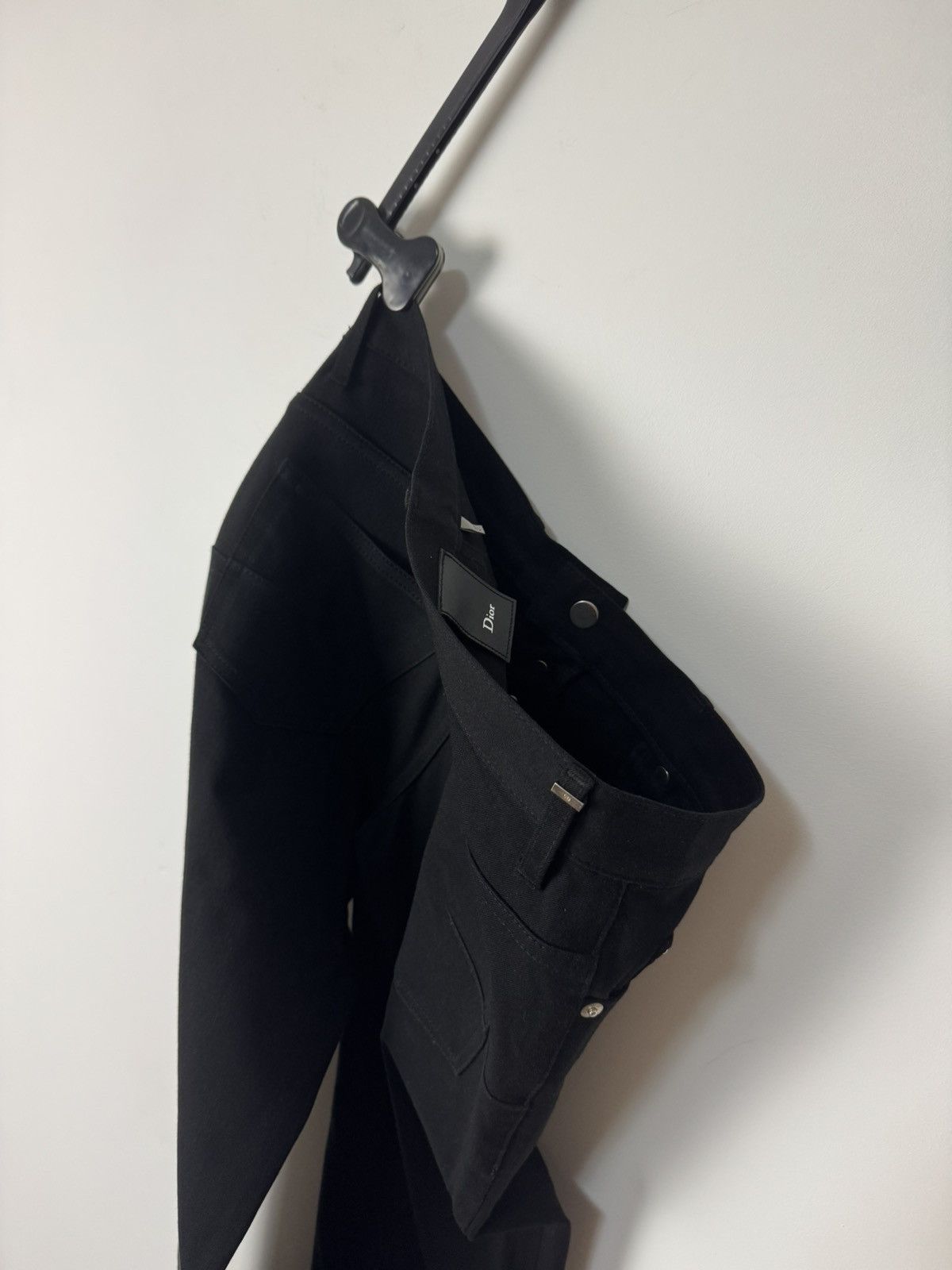 Dior Dior Slim Fit Black Stretch Pants Made in Japan Luxury Size US 27 - 14 Thumbnail