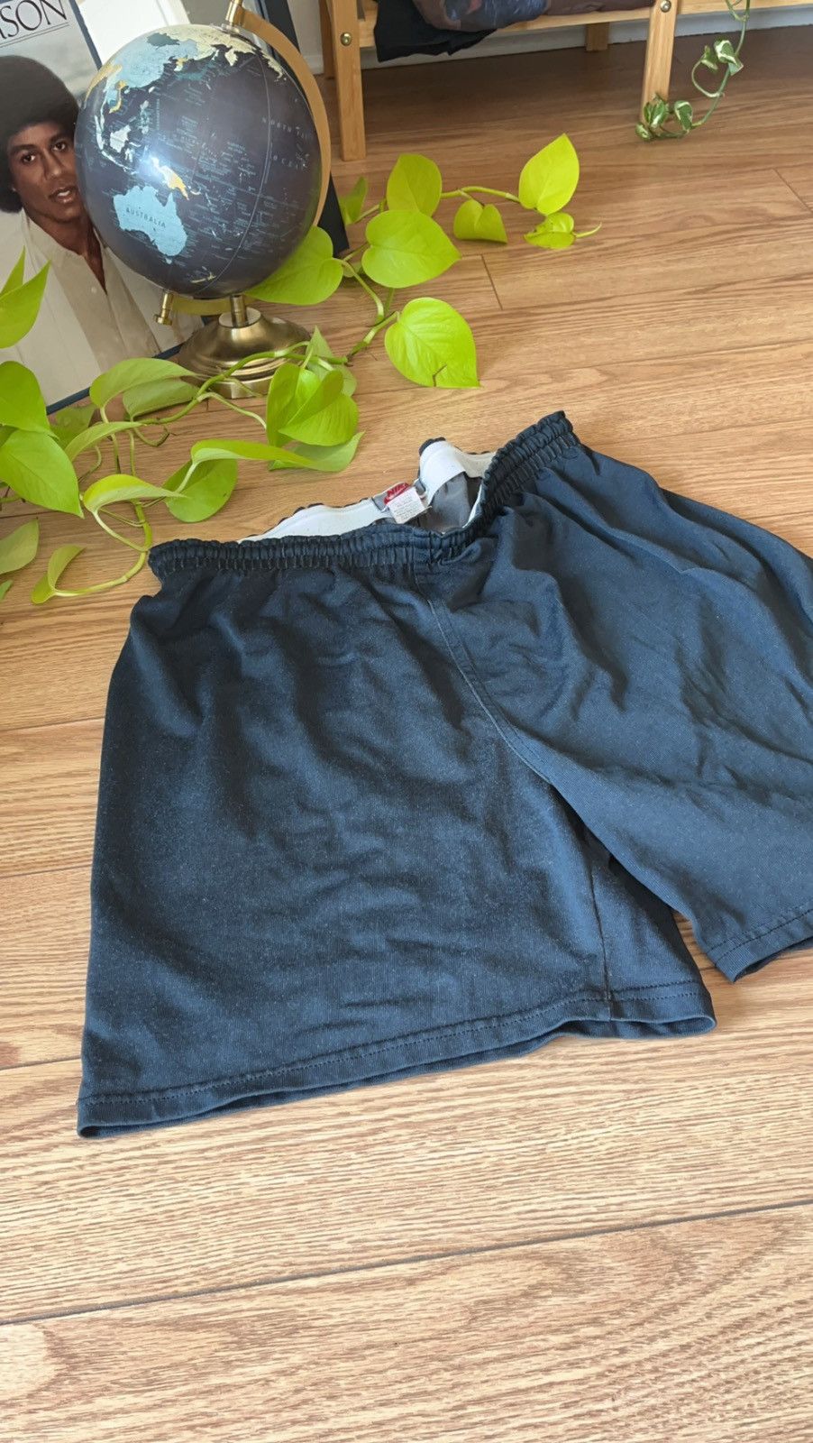 Nike × Vintage 90s Nike athletic elastic logo shorts Size US 31 - 6 Thumbnail