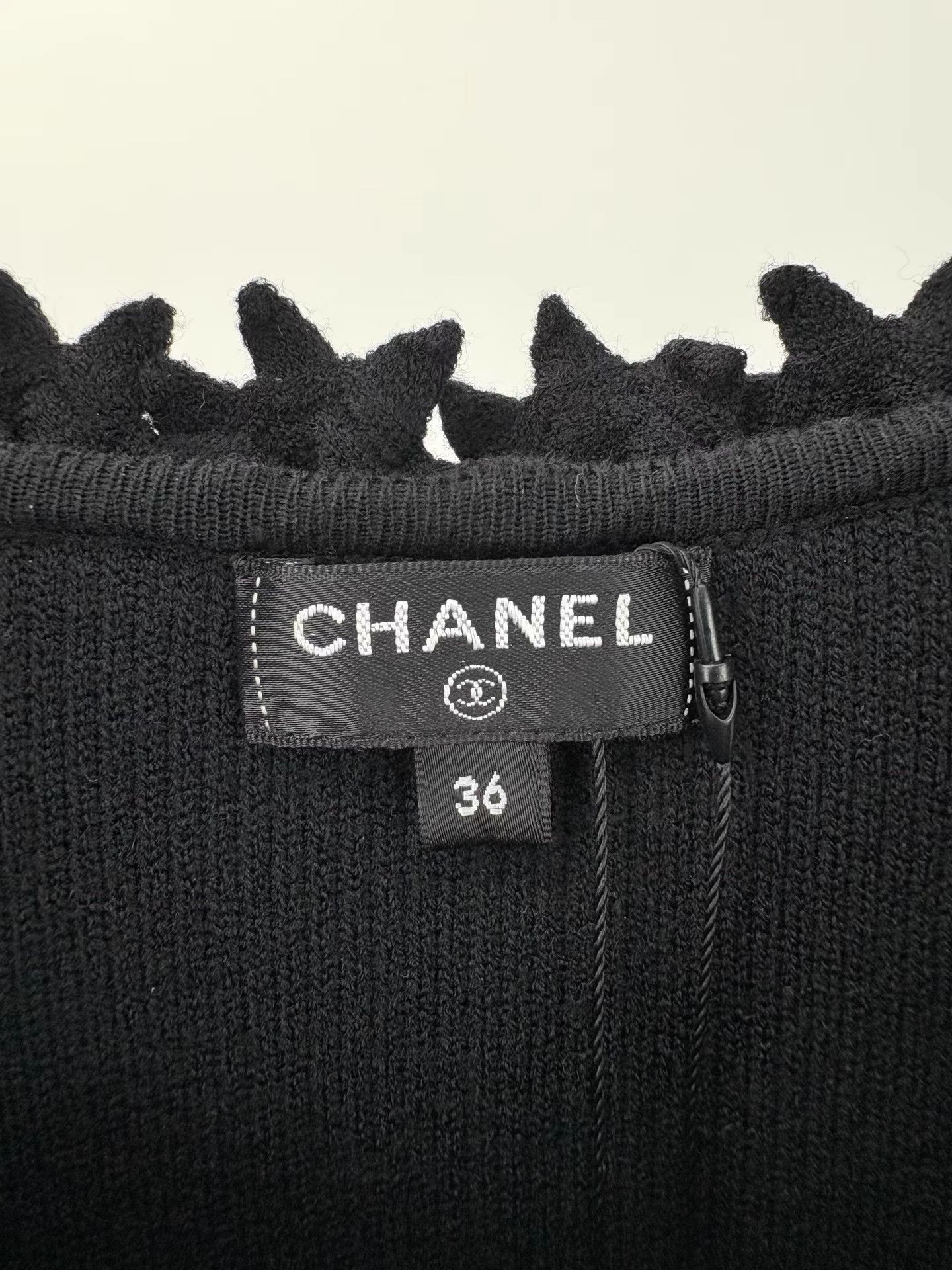 Chanel CHANEL Knit Dress K1 Size XS / US 0-2 / IT 36-38 - 3 Thumbnail