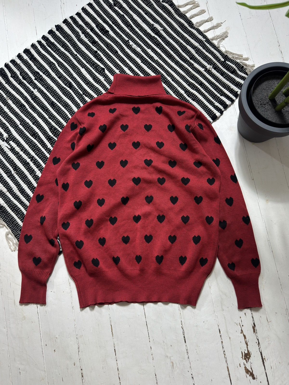 Comme des Garcons VINTAGE COMME DES GARCONS HEART SWEATER Size M / US 6-8 / IT 42-44 - 8 Thumbnail
