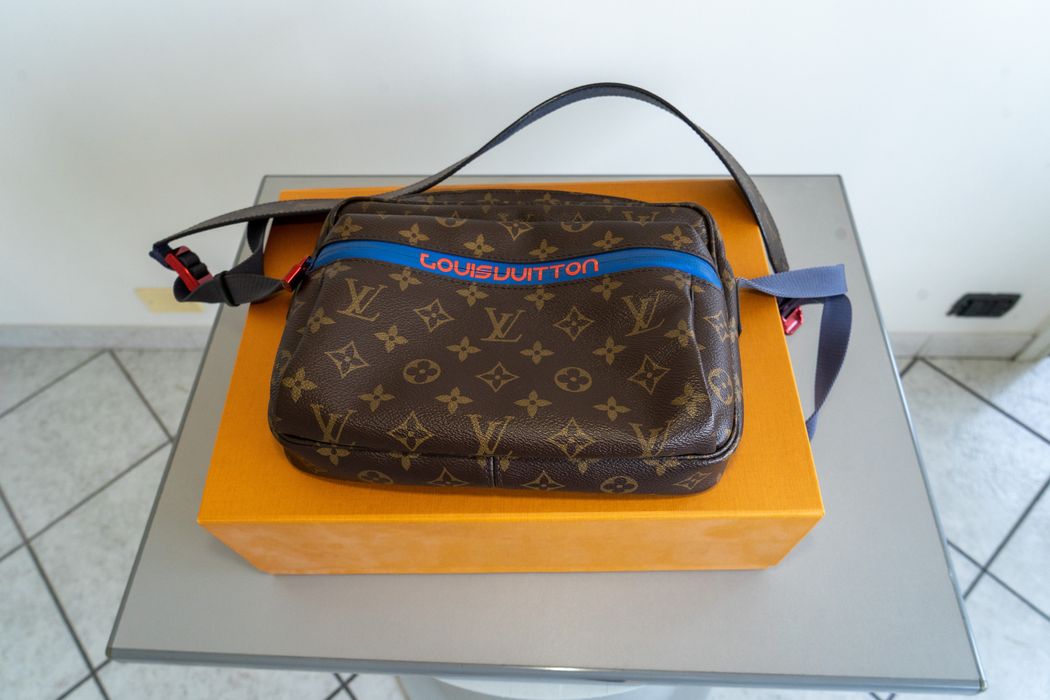 Louis Vuitton Leather messenger Bag SS18 Kim Jones