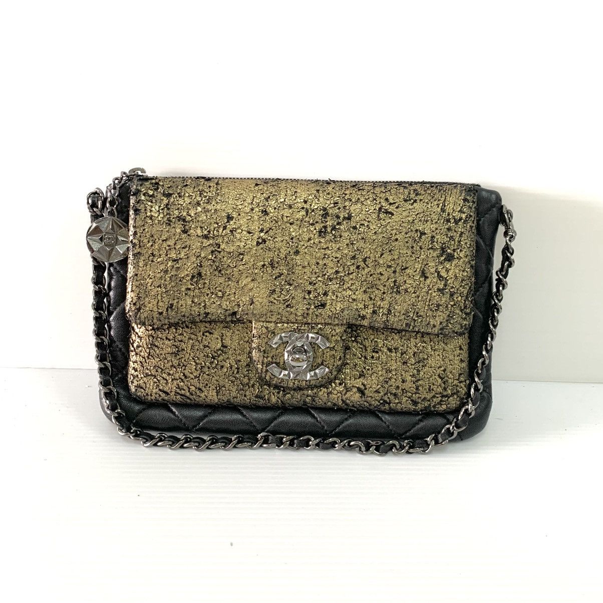 Chanel Chanel Leather Flap Chain Dinner Pre-Owned Bag Size ONE SIZE - 3 Thumbnail