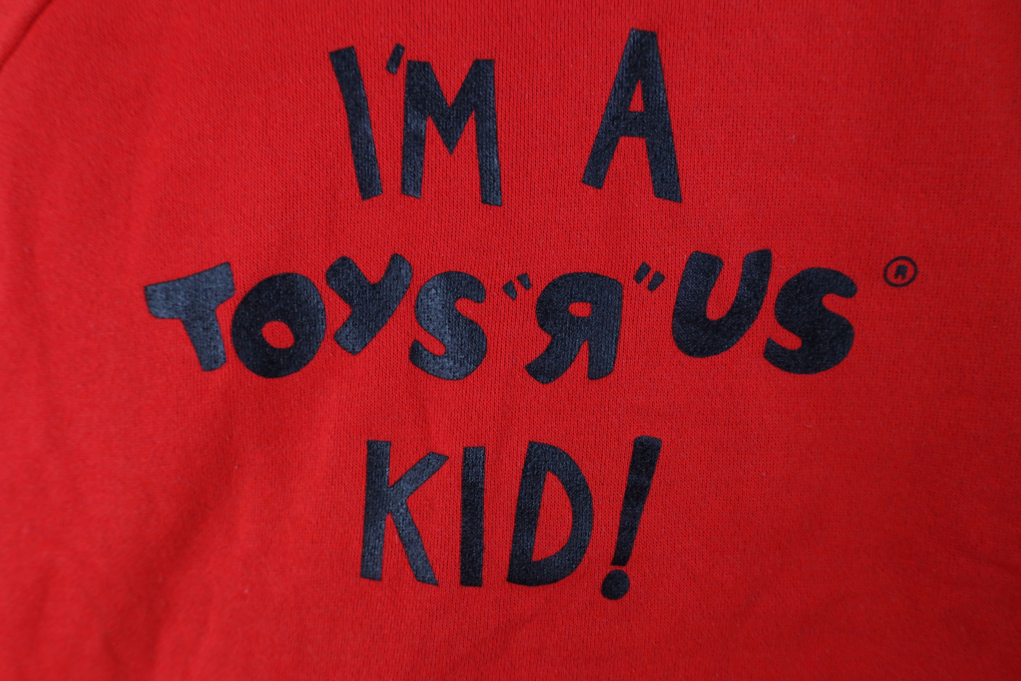 Vintage Vintage 80s 90s A Toys R Us Kid Crewneck Sweatshirt Red USA Size XL / US 12-14 / IT 48-50 - 4 Thumbnail
