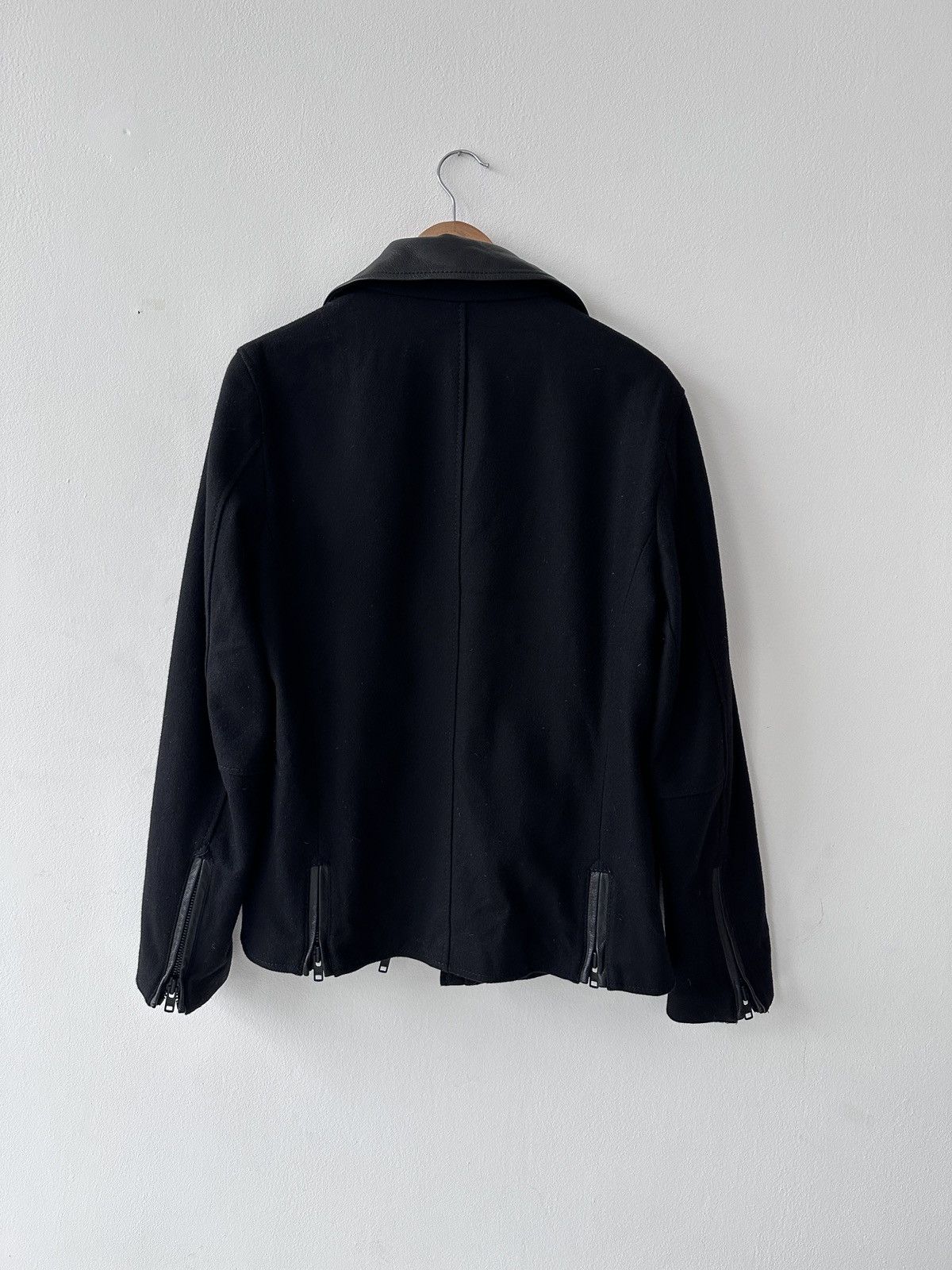 DRYKORN Vintage Wool Leather Biker Jacket Size US M / EU 48-50 / 2 - 11 Thumbnail