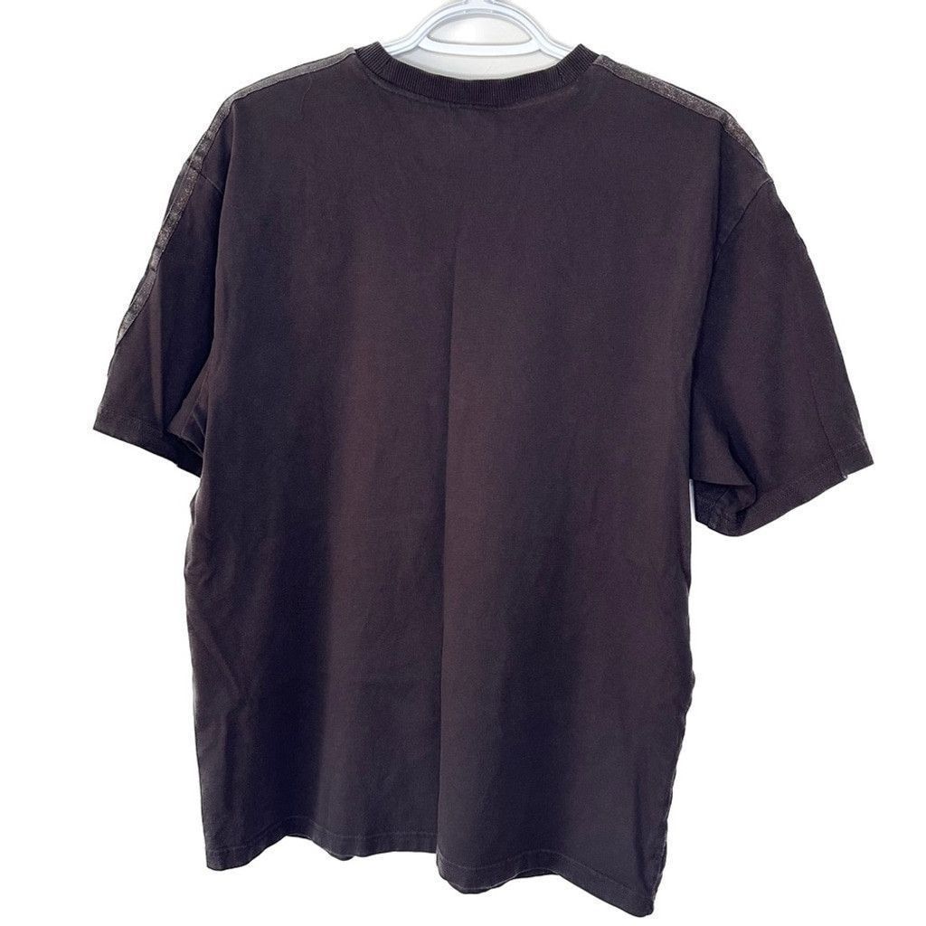 Adidas Adidas 3 Glitter Stripes Brown Boyfriend T-Shirt Size Medium Size M / US 6-8 / IT 42-44 - 2 Thumbnail