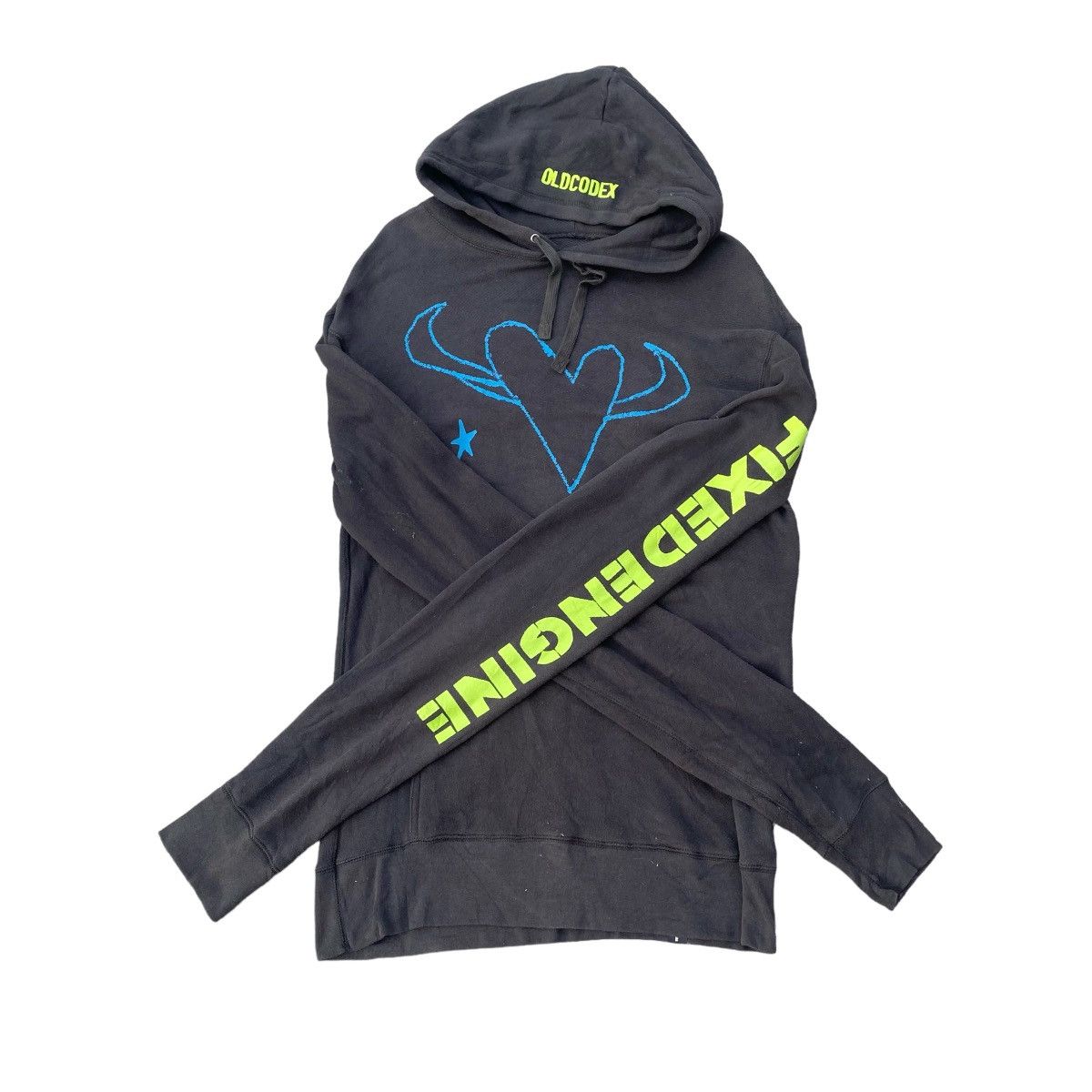 14th Addiction × If Six Was Nine Old Codex Fixed Engine Over-length Sleeves hoodie Size US XL / EU 56 / 4 - 2 Thumbnail