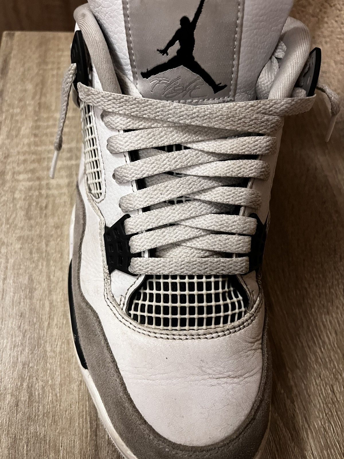 Jordan Brand × Nike Jordan retro 4 military black Size US 9.5 / EU 42-43 - 2 Thumbnail