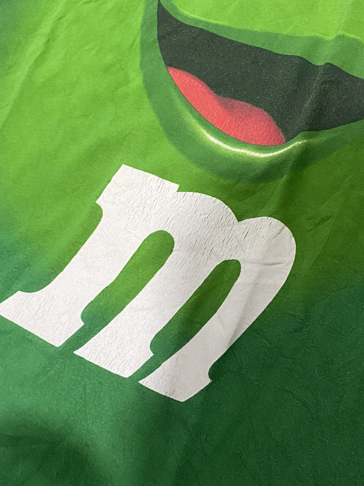 Vintage Vintage m&m big face green tee Size US XL / EU 56 / 4 - 3 Thumbnail