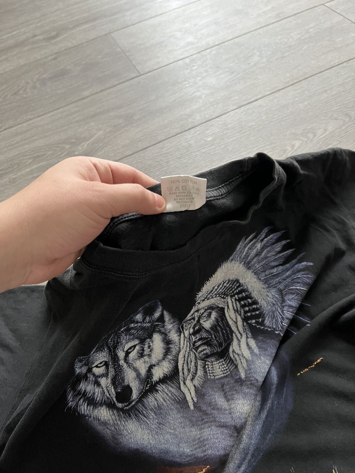 The Mountain × Vintage 90s Vintage Spirit Native T-Shirt Tee Size US L / EU 52-54 / 3 - 8 Thumbnail