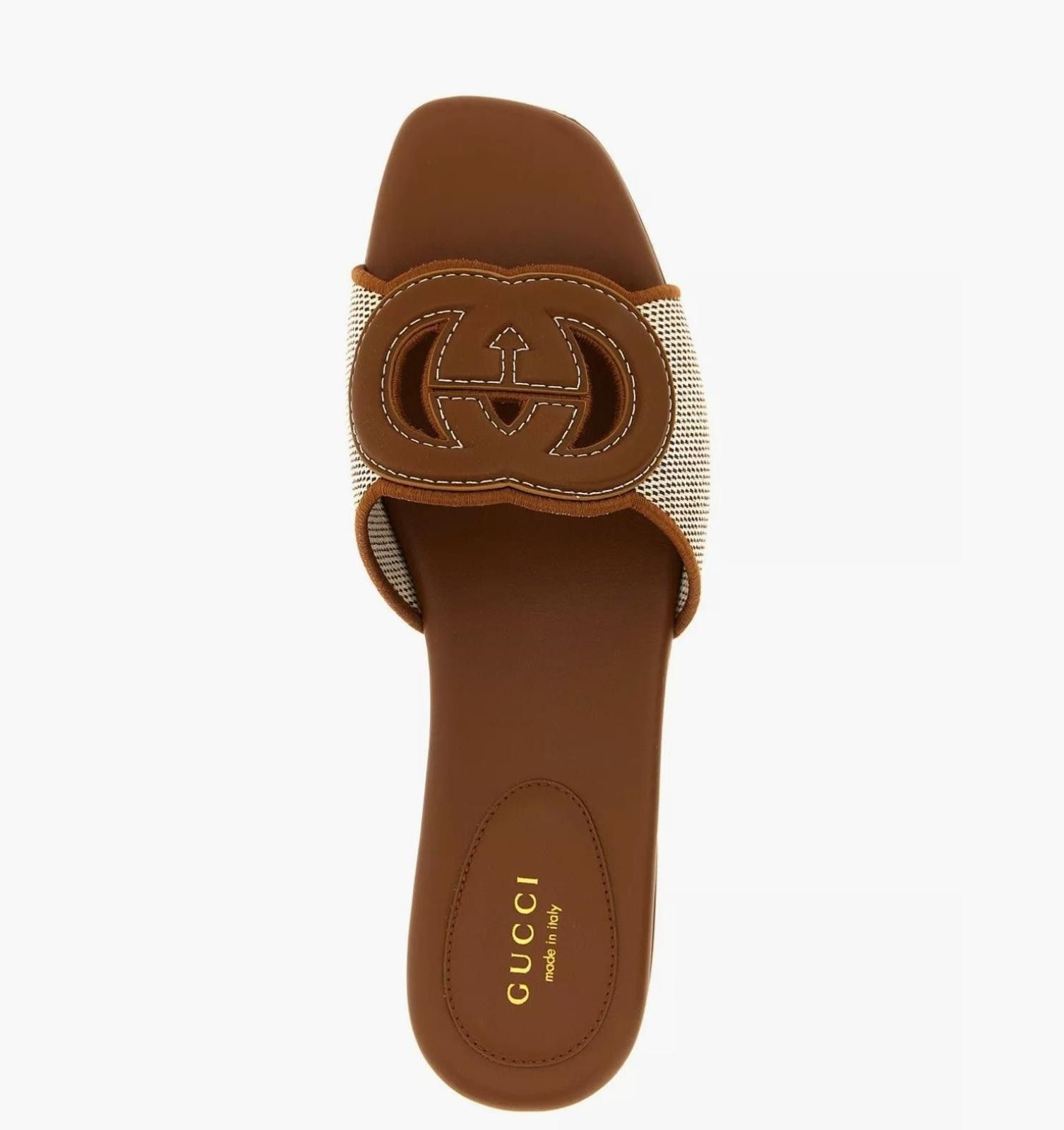 Gucci Gucci 'Incrocio GG' sandals size 39 Size ONE SIZE - 4 Thumbnail